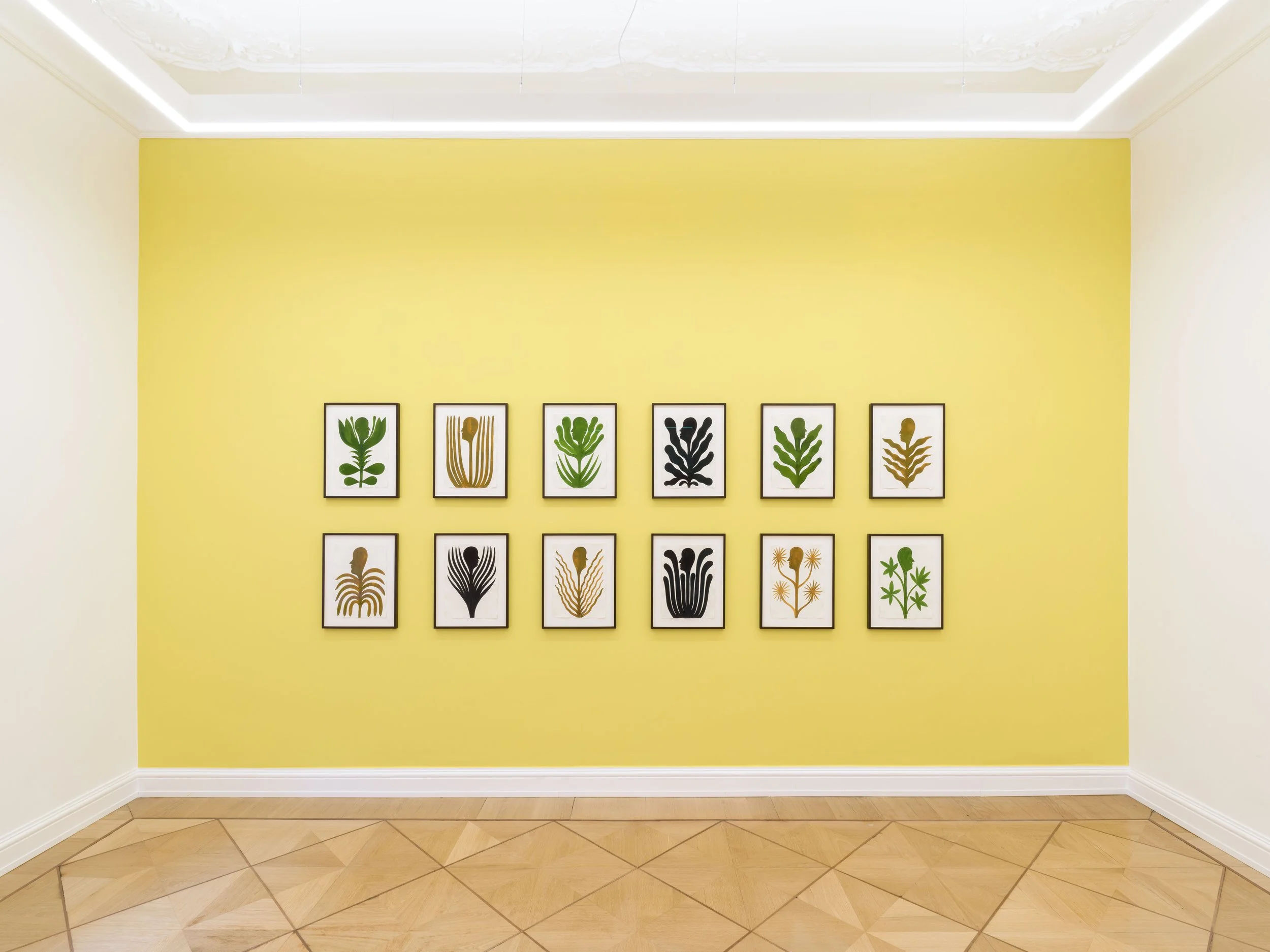 Alien Horti Picti, Installation View, Robert Grunenberg, Berlin, 2023