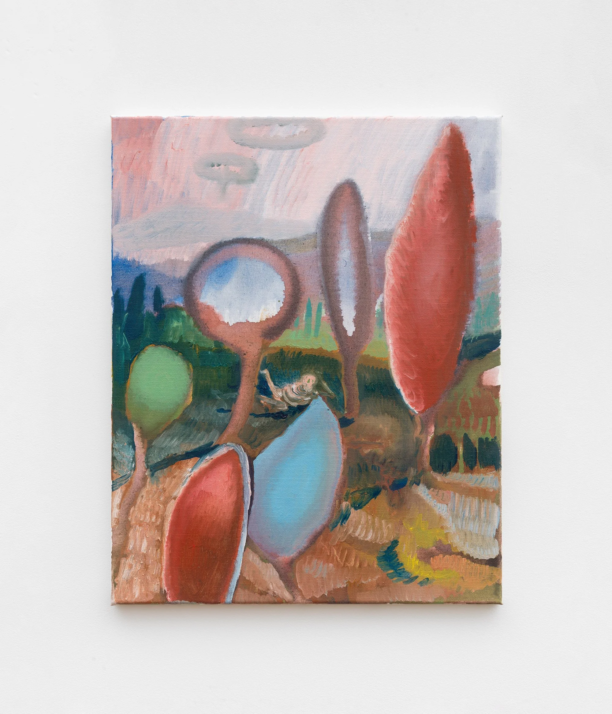 Filip Henin,
Rest in Peace, 2024,
Oil on canvas, 50 × 40 cm