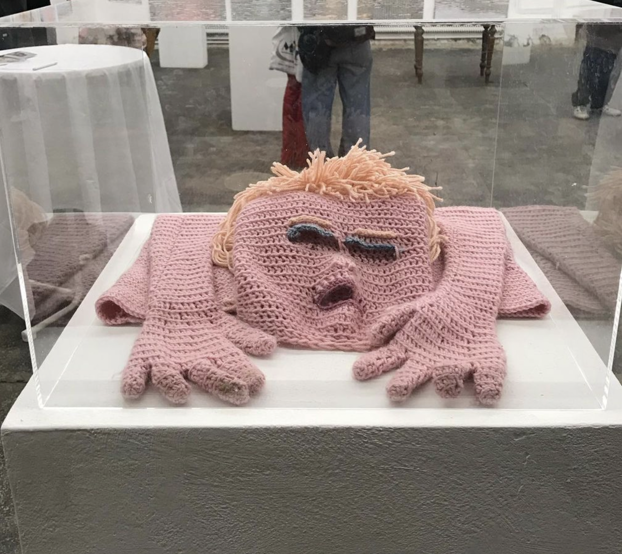 Kensise Anders,
Alman Starter Set, 2023,
crochet threads face mask and body suite, dimension variable