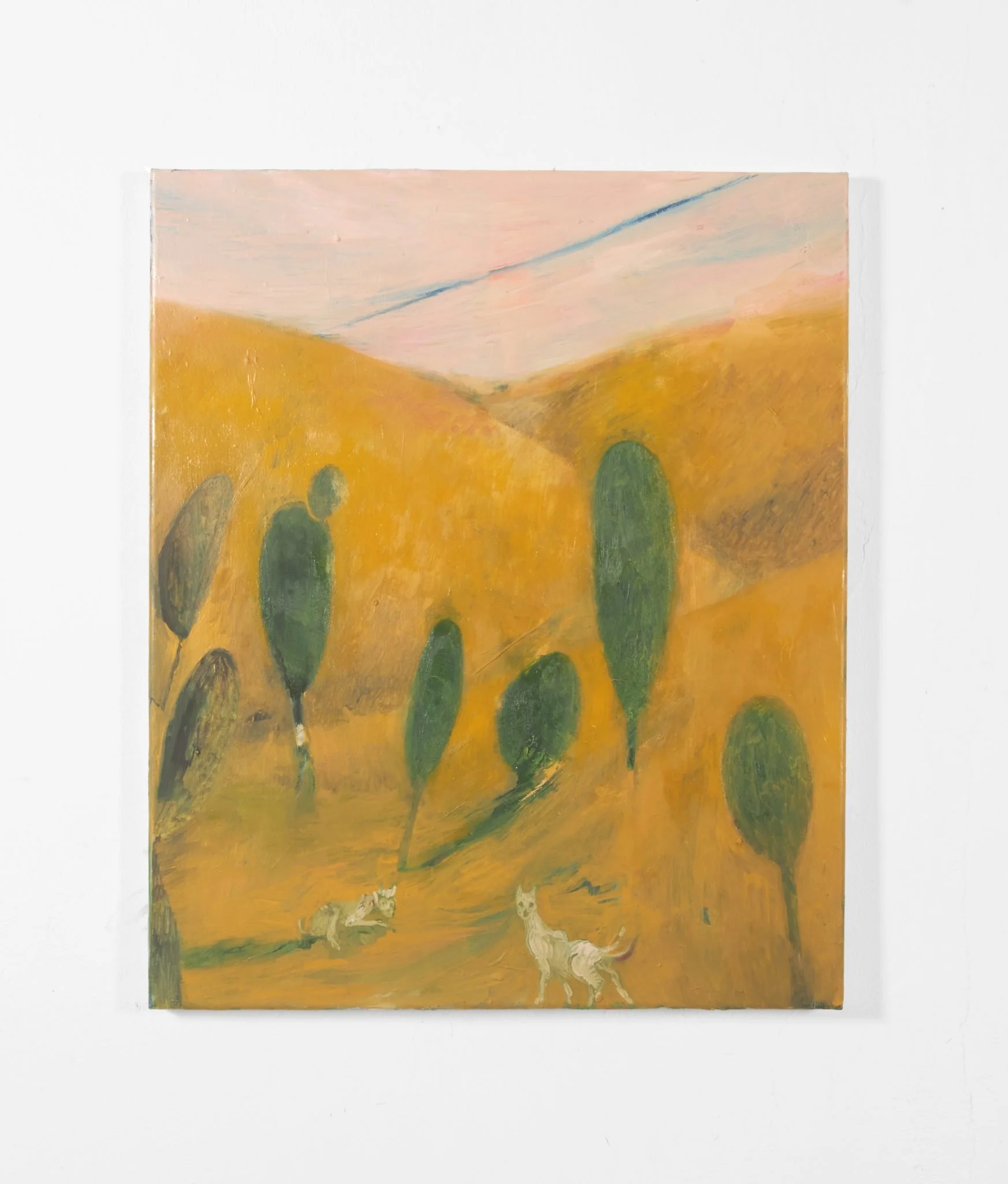 Filip Henin, Dogville (Italy), 2022,
Oil on canvas, 60 × 50 cm