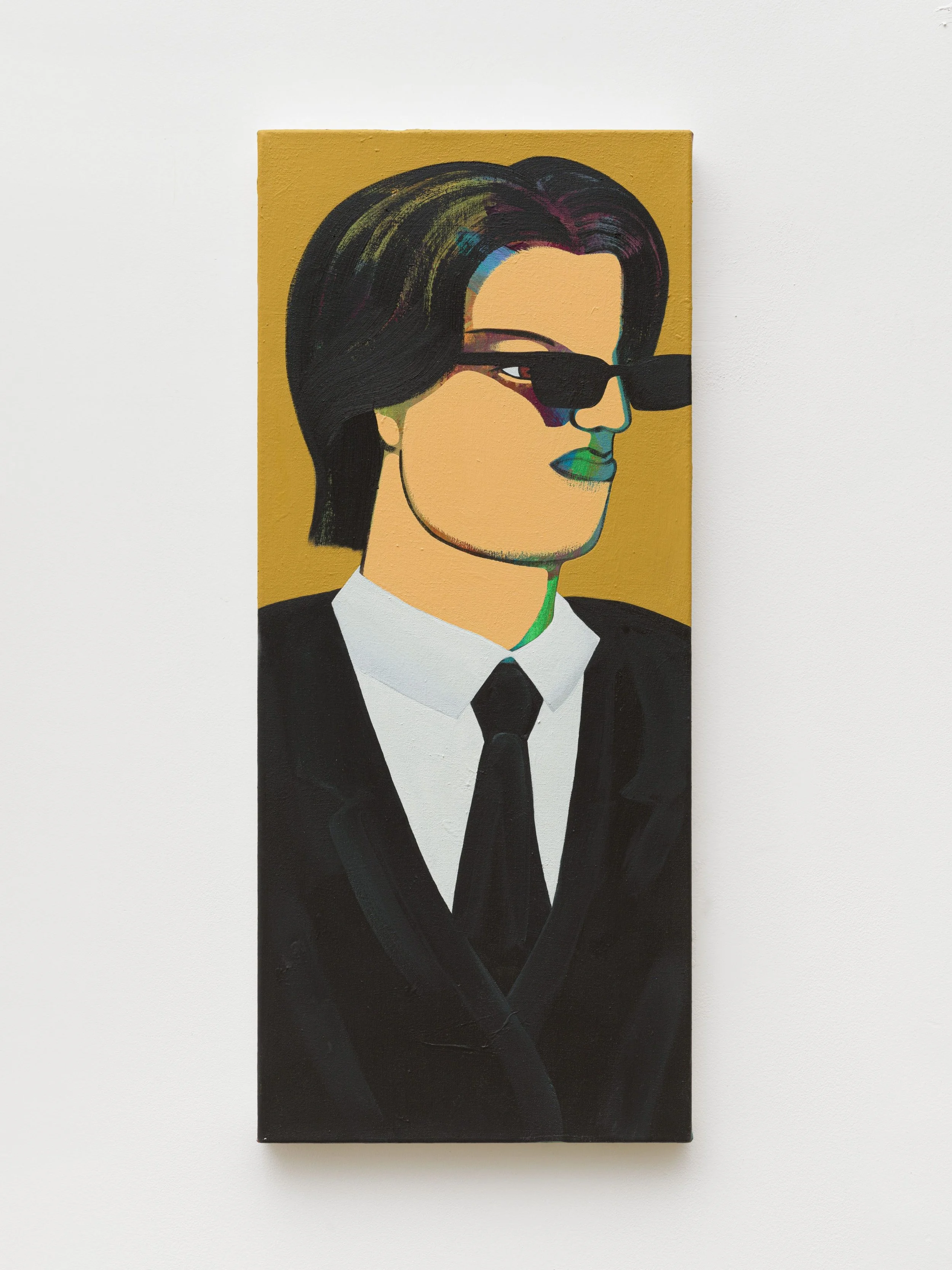 Nam Kim,
Under Control, 2023,
Acrylic and oil on canvas,
70 x 30 cm