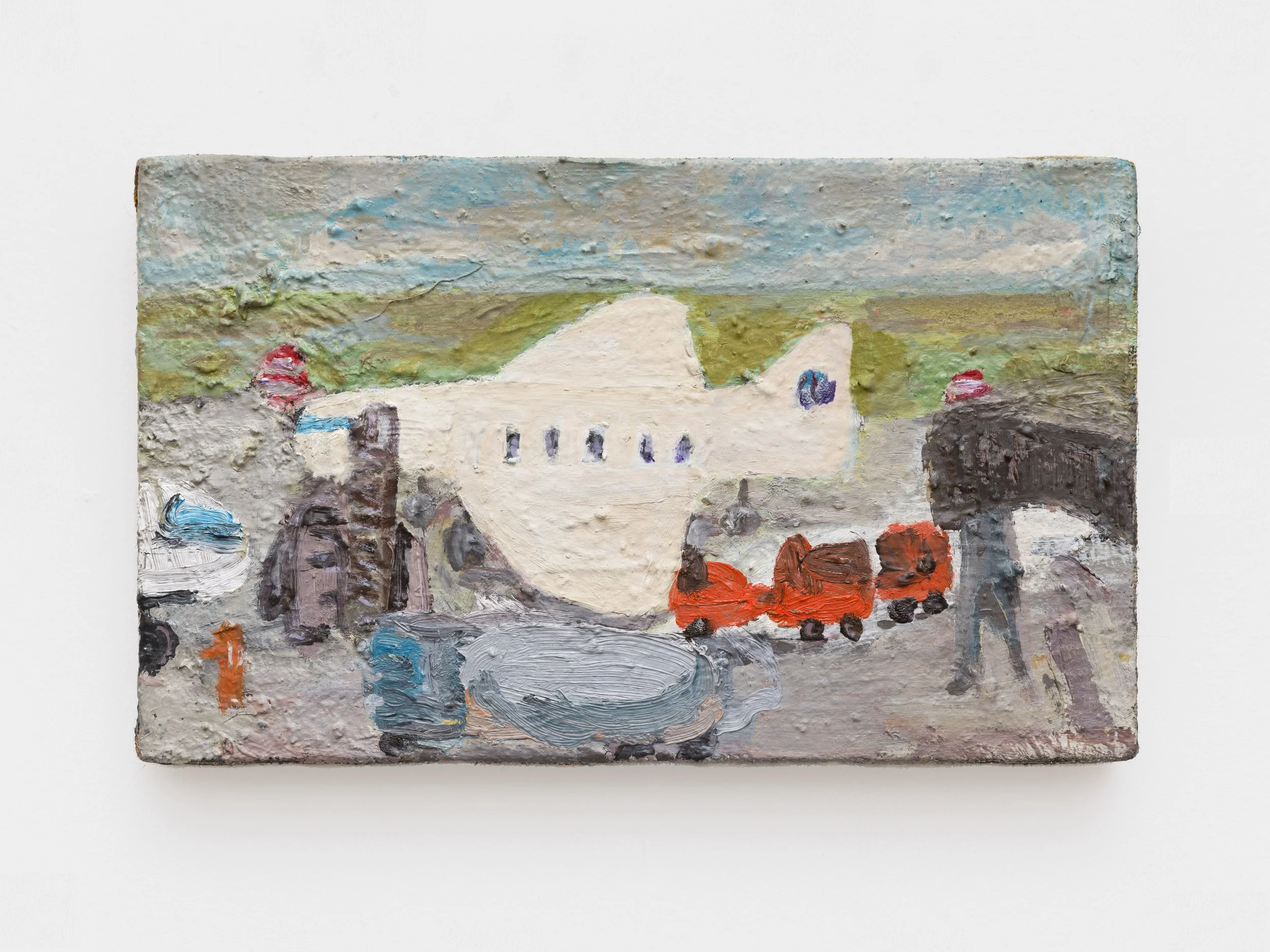 Maxim Gunga,
Little Airport, 2023,
oil on canvas, 30 × 50 cm