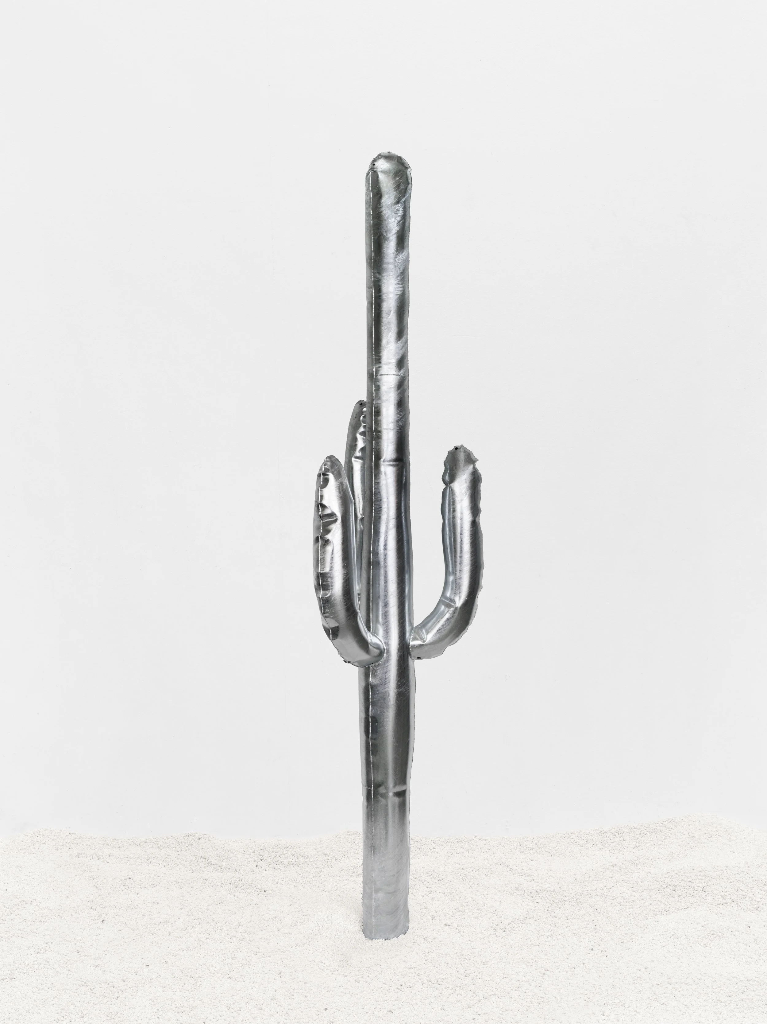 Stefan Knauf, Saguaro XV, 2026, Steel, hot-dip galvanized, 247 x 56 x 55 cm, 97 ¼ x 22 x 21 ⅝ in