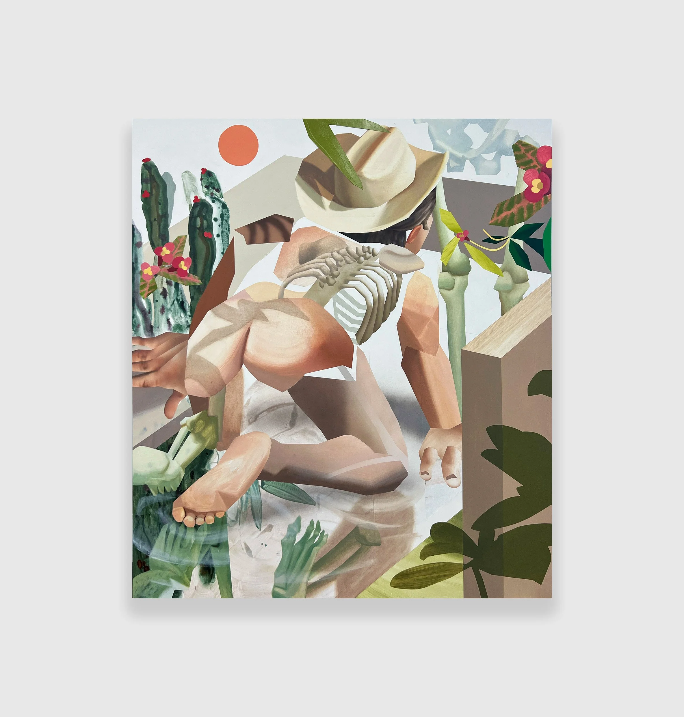 Brandon Lipchik On Ground, 2024,
Oil on canvas, 200 x 177 cm