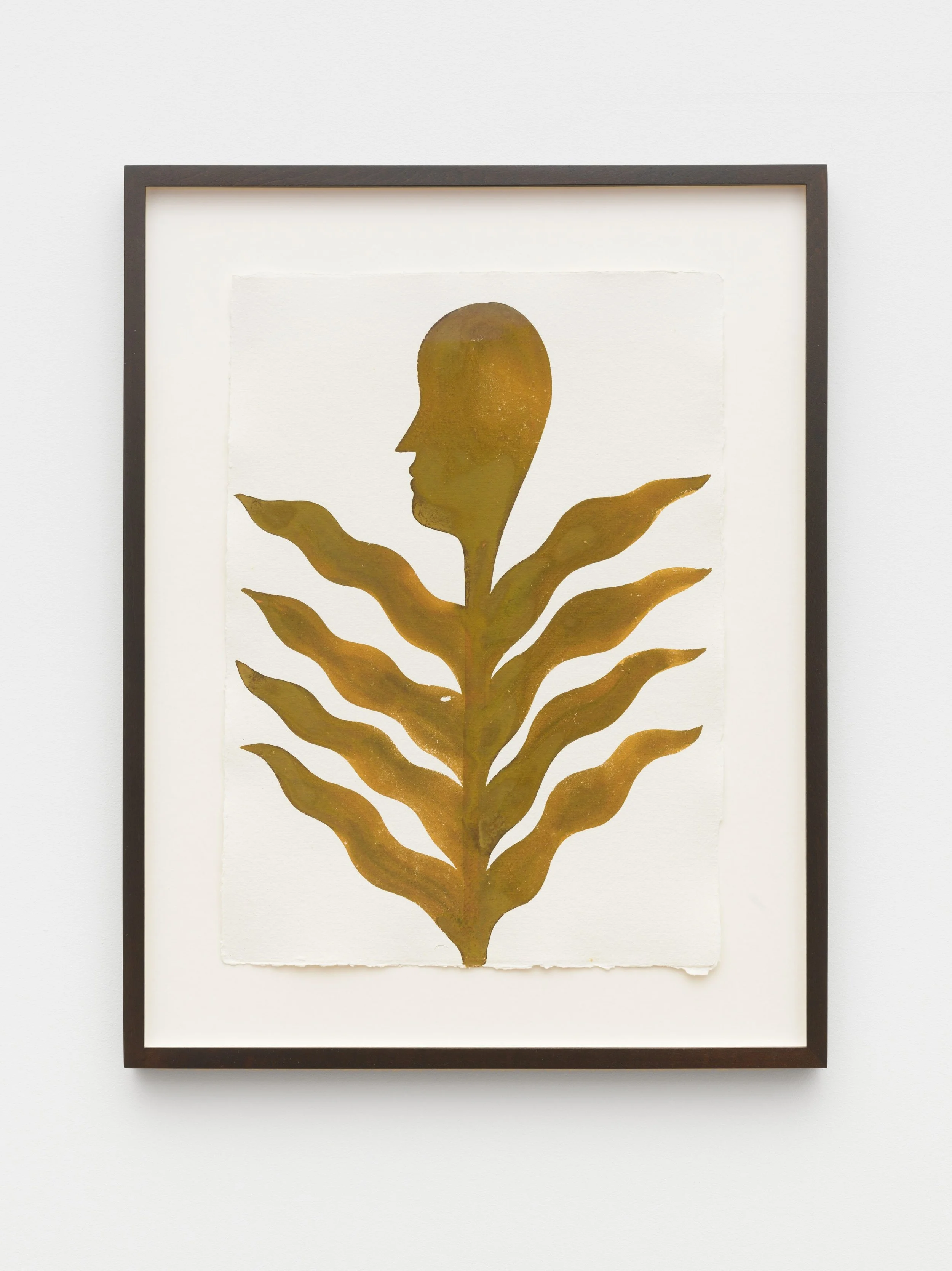 Alien Horti Picti #3, 2023, Watercolour on handmade paper, 41 × 30 cm