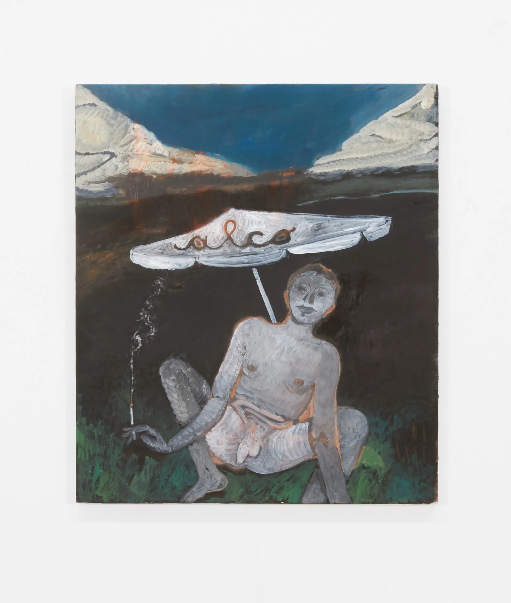 Filip Henin, Alco, 2022,
Oil on canvas, 58 × 50 cm