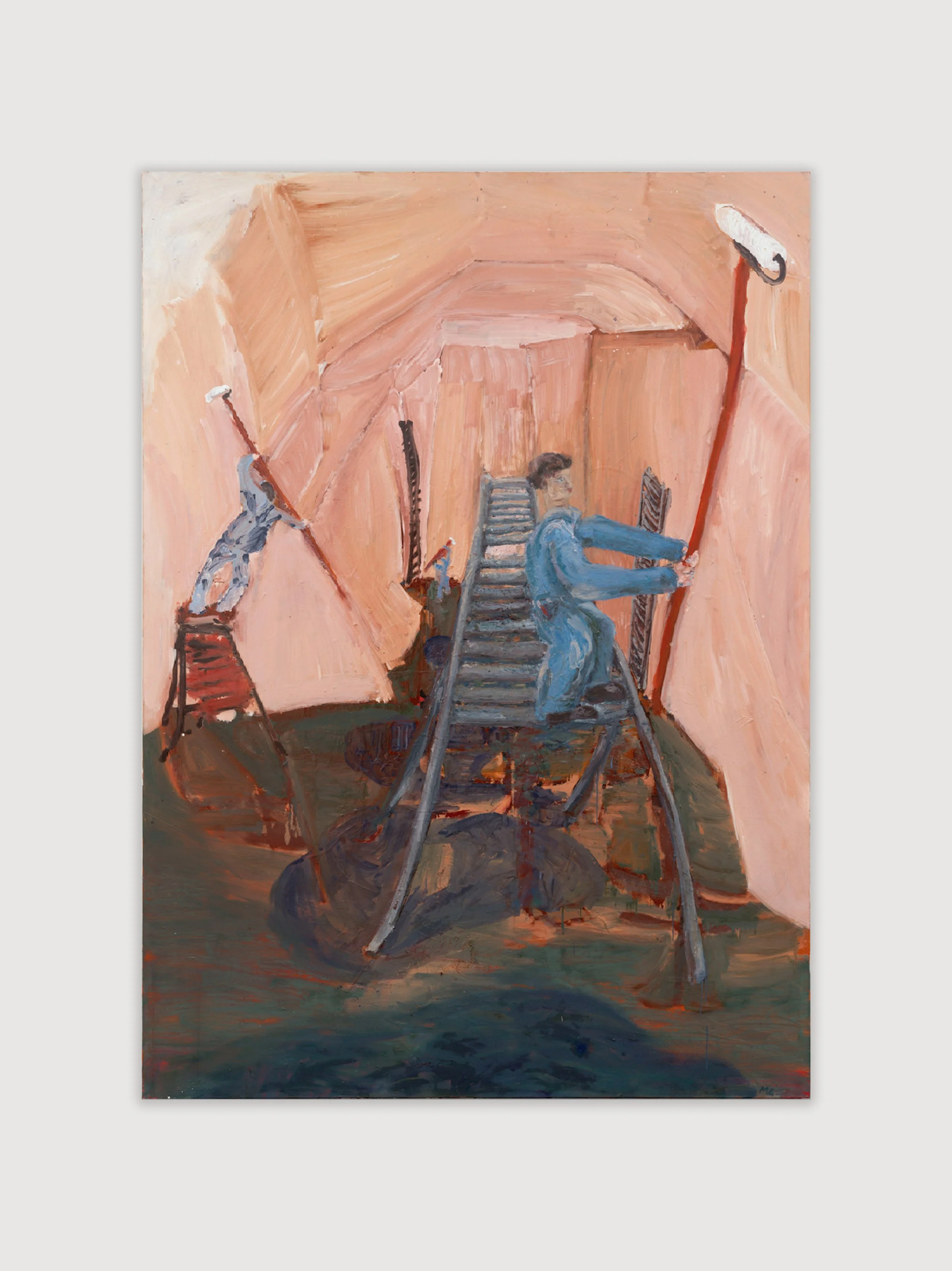 Maxim Gunga,
Maler, 2024, oil on canvas, 270 x 195 cm
