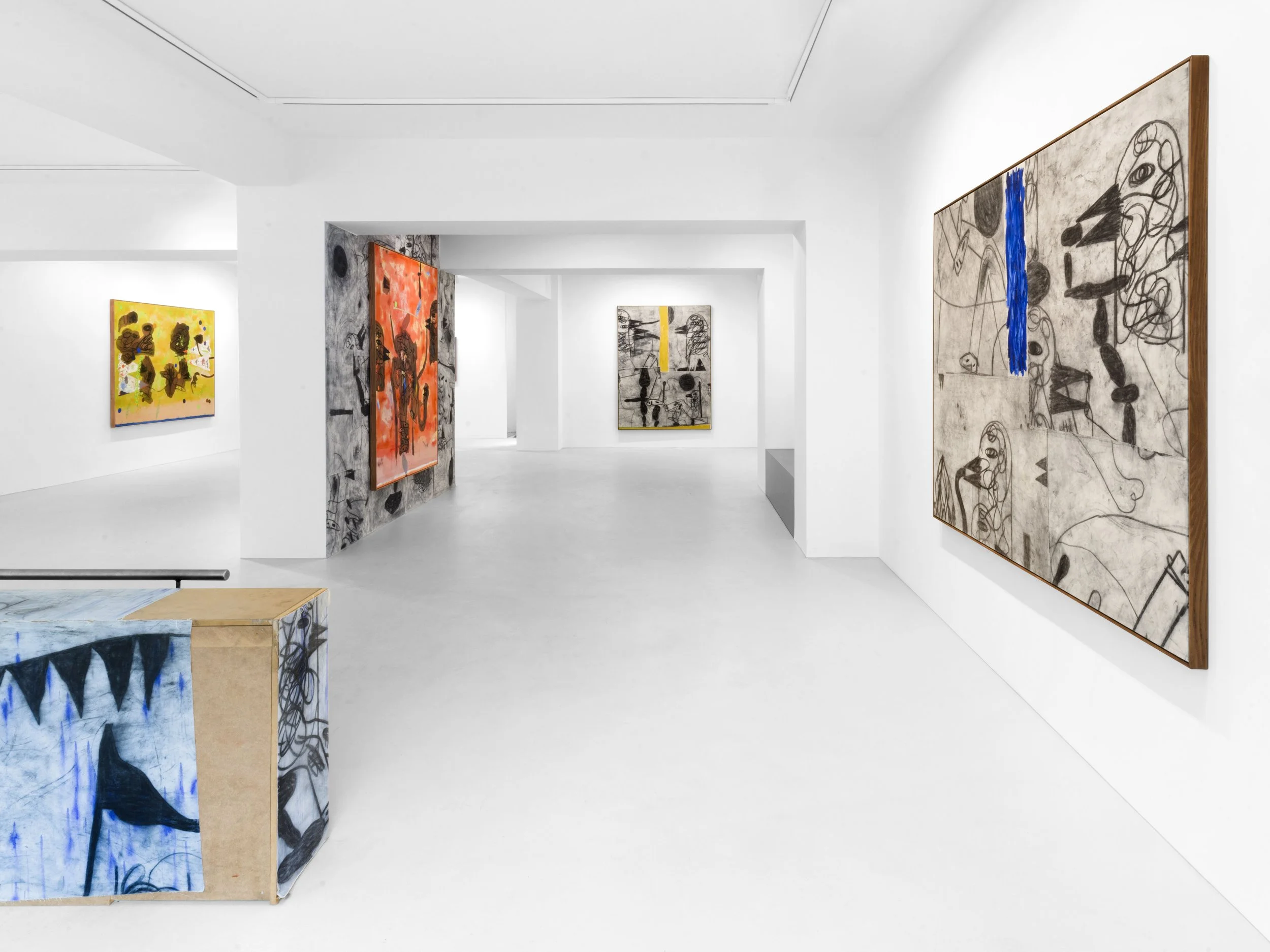 Jan Zöller, Nothing else changes it just rearranges, Installation View, Robert Grunenberg, 2024