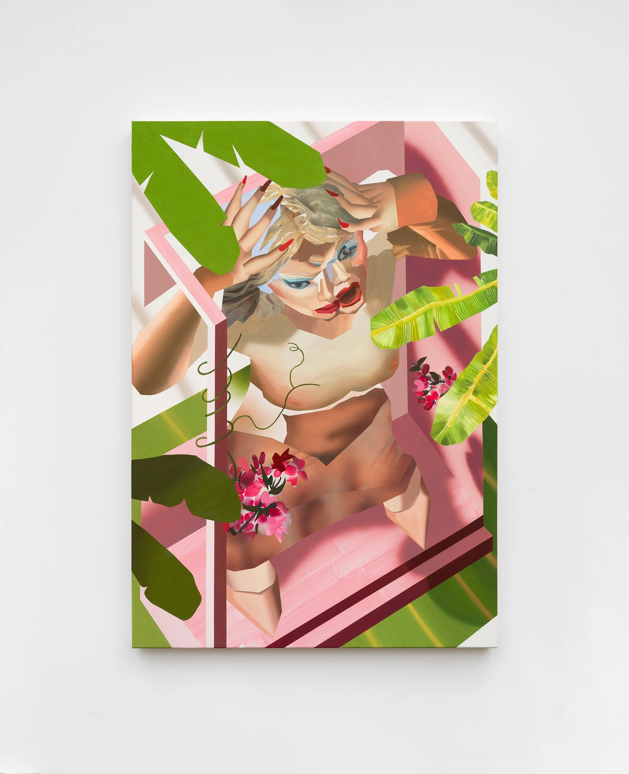 Brandon Lipchik,
Shrieking Doll, 2024,
Oil on canvas, 210 x 146 cm