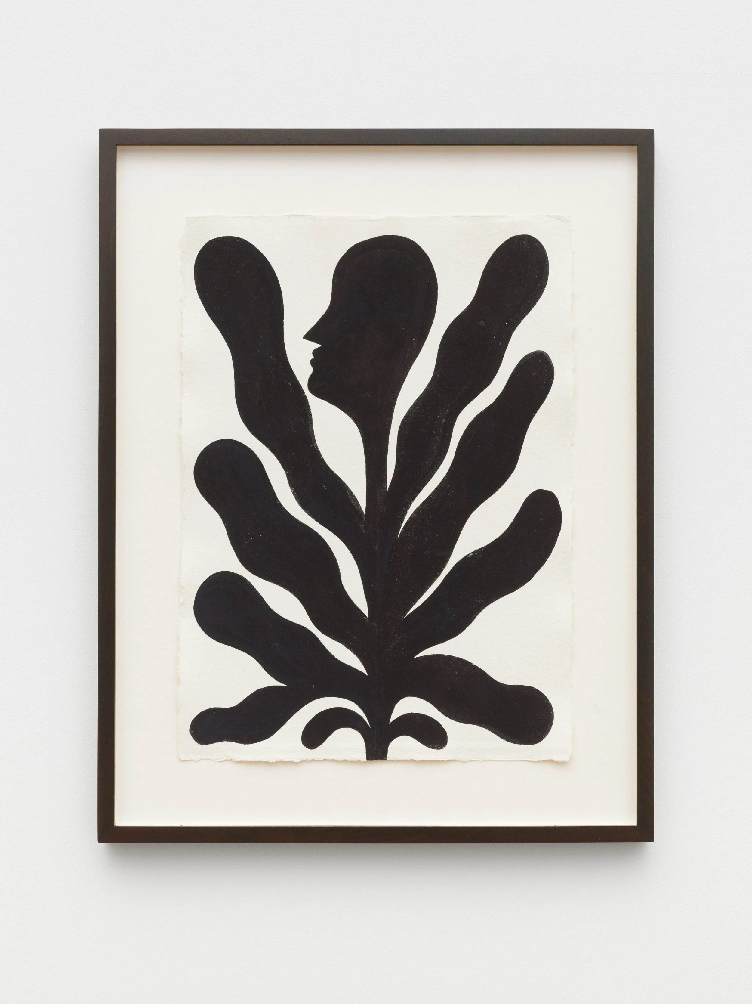 Alien Horti Picti #11, 2023, Watercolour on handmade paper, 41 × 30 cm