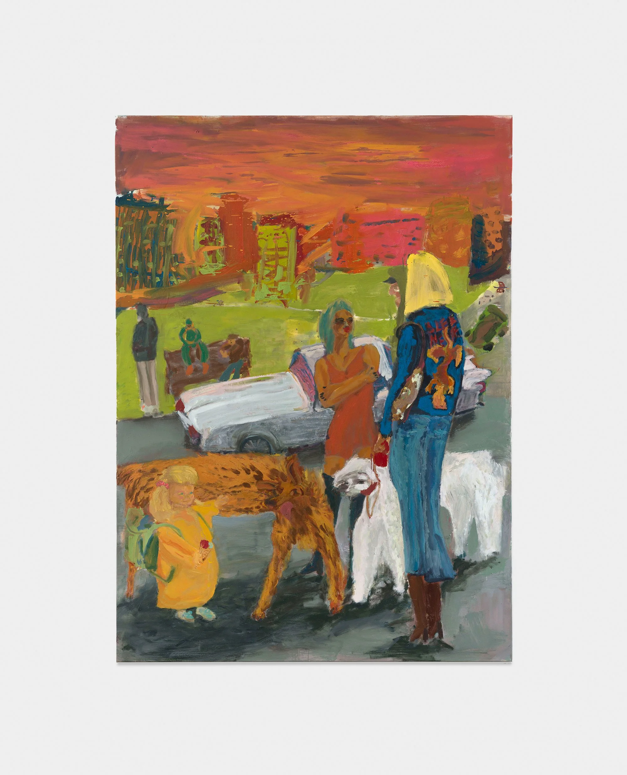 Maxim Gunga Gassi, 2024,
Oil on canvas, 280 x 190 cm