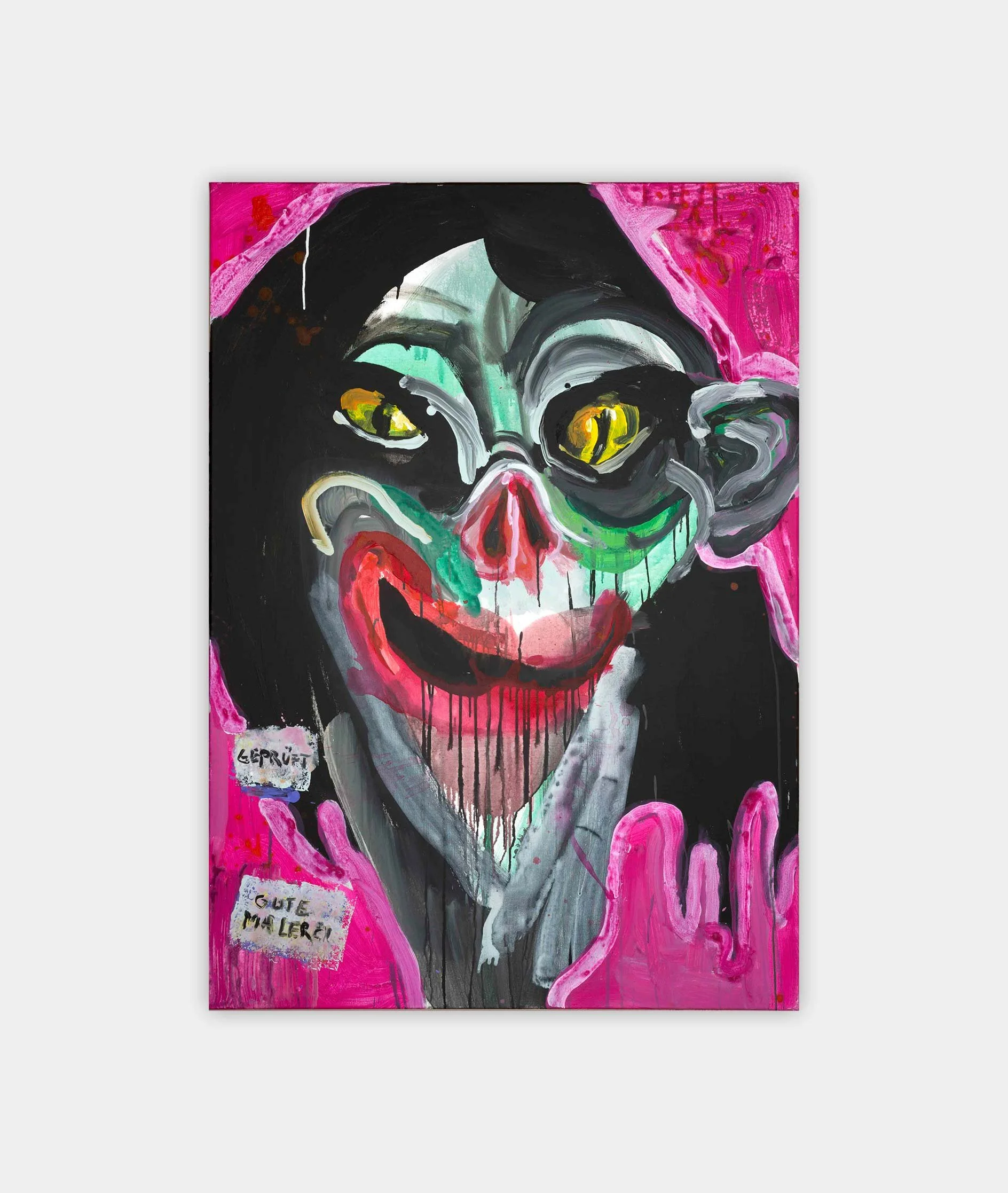 Rainer Fetting, Geprüft - gute Malerei, 2017, Acrylic on canvas, 140 cm x 100 cm