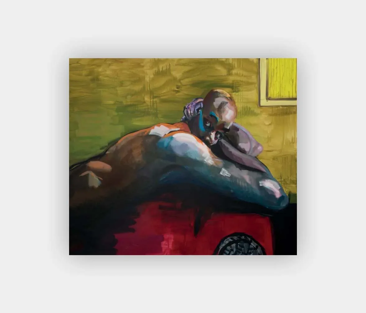 Rainer Fetting, Desmond Reclining, 2021
Acrylic on canvas,
200 × 230 cm