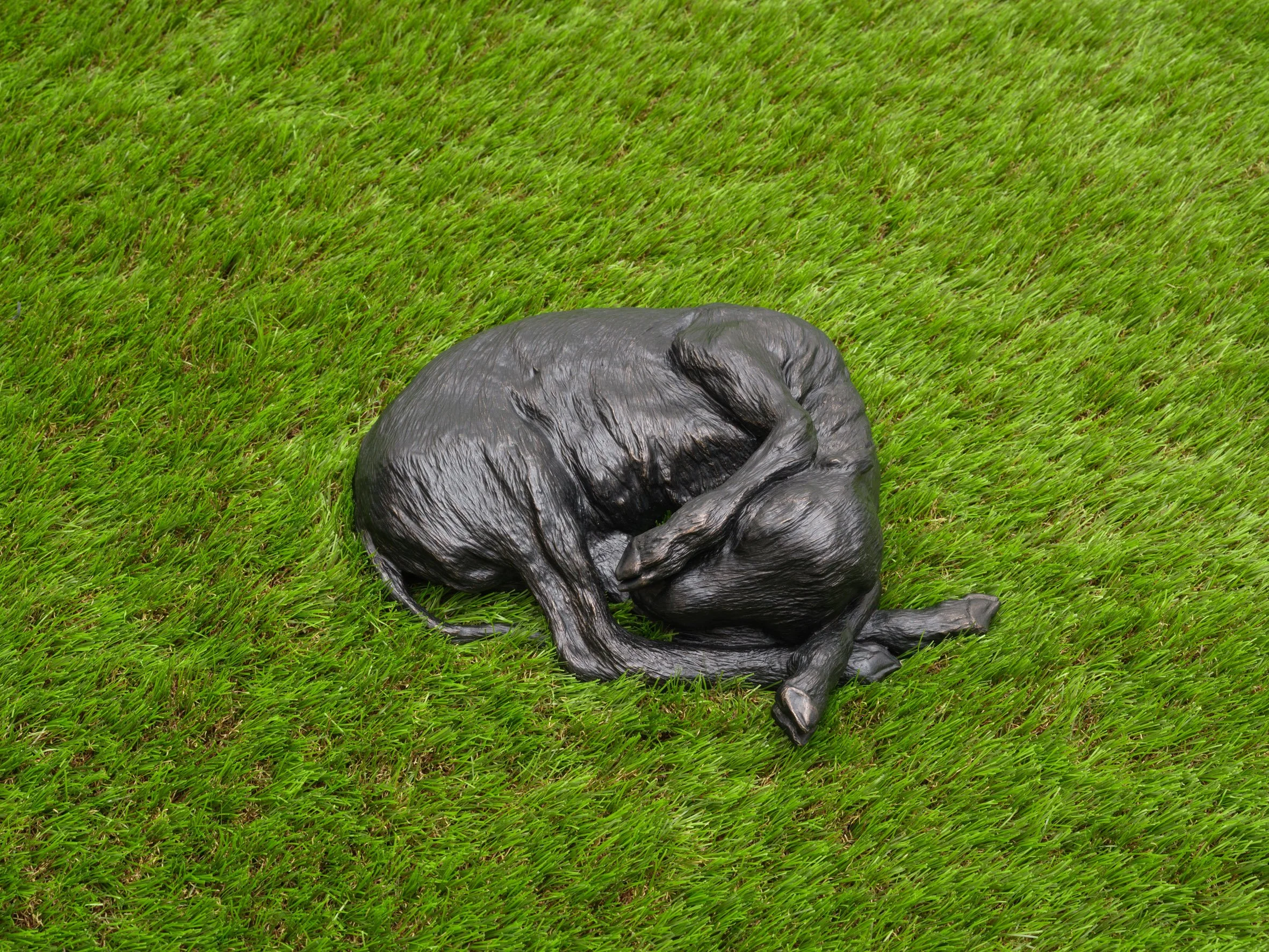 Stefan Knauf,
Lamm/schlafend, 2025,
Bronze cast,
778 x 10 5/8 x 31/8 in,
20 x 27 x 8 cm,
4kg,
8 + 4 AP