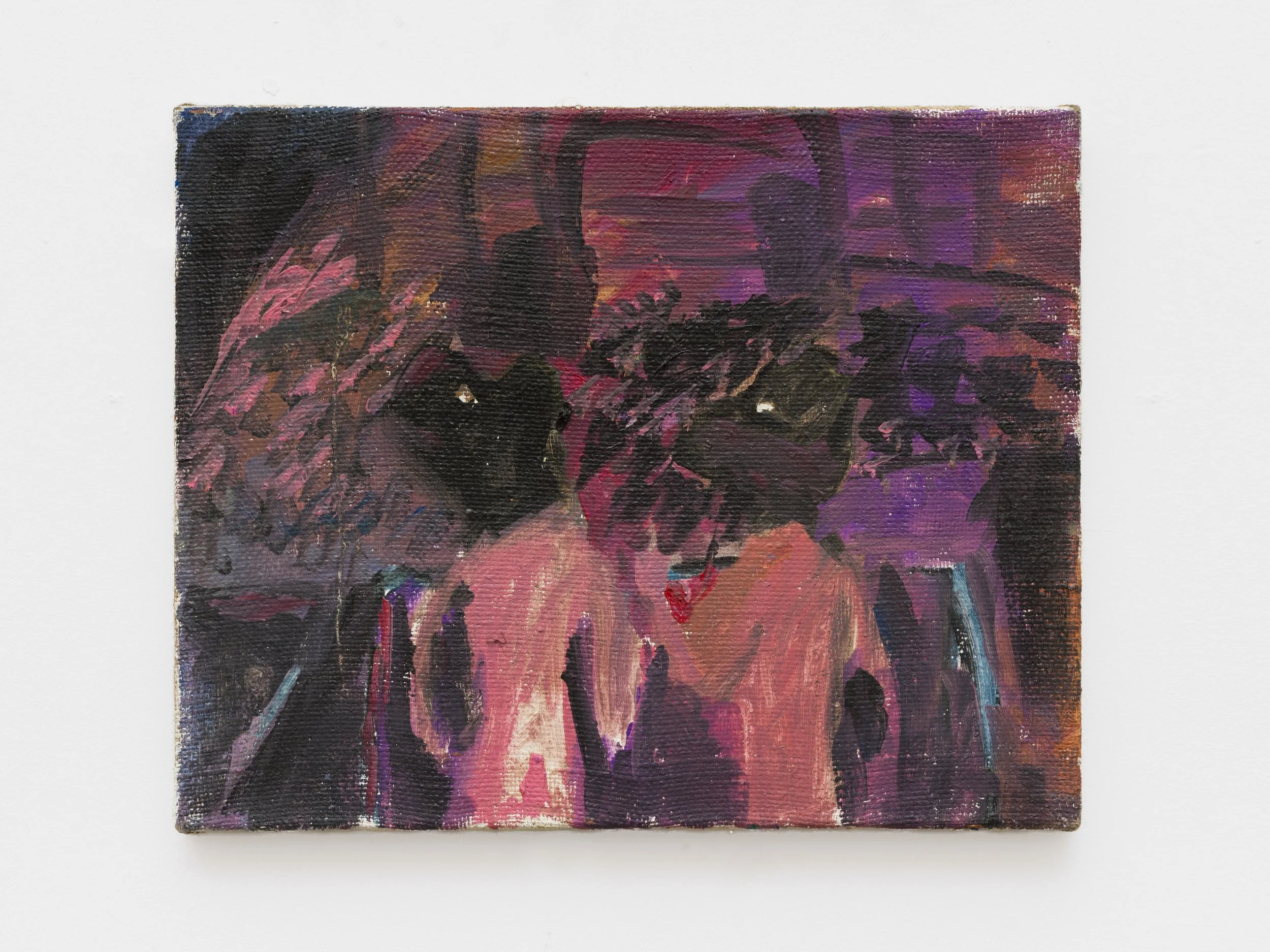 Maxim Gunga,
von der Panne zum Hain, 2022 oil on canvas, 40 x 50 cm