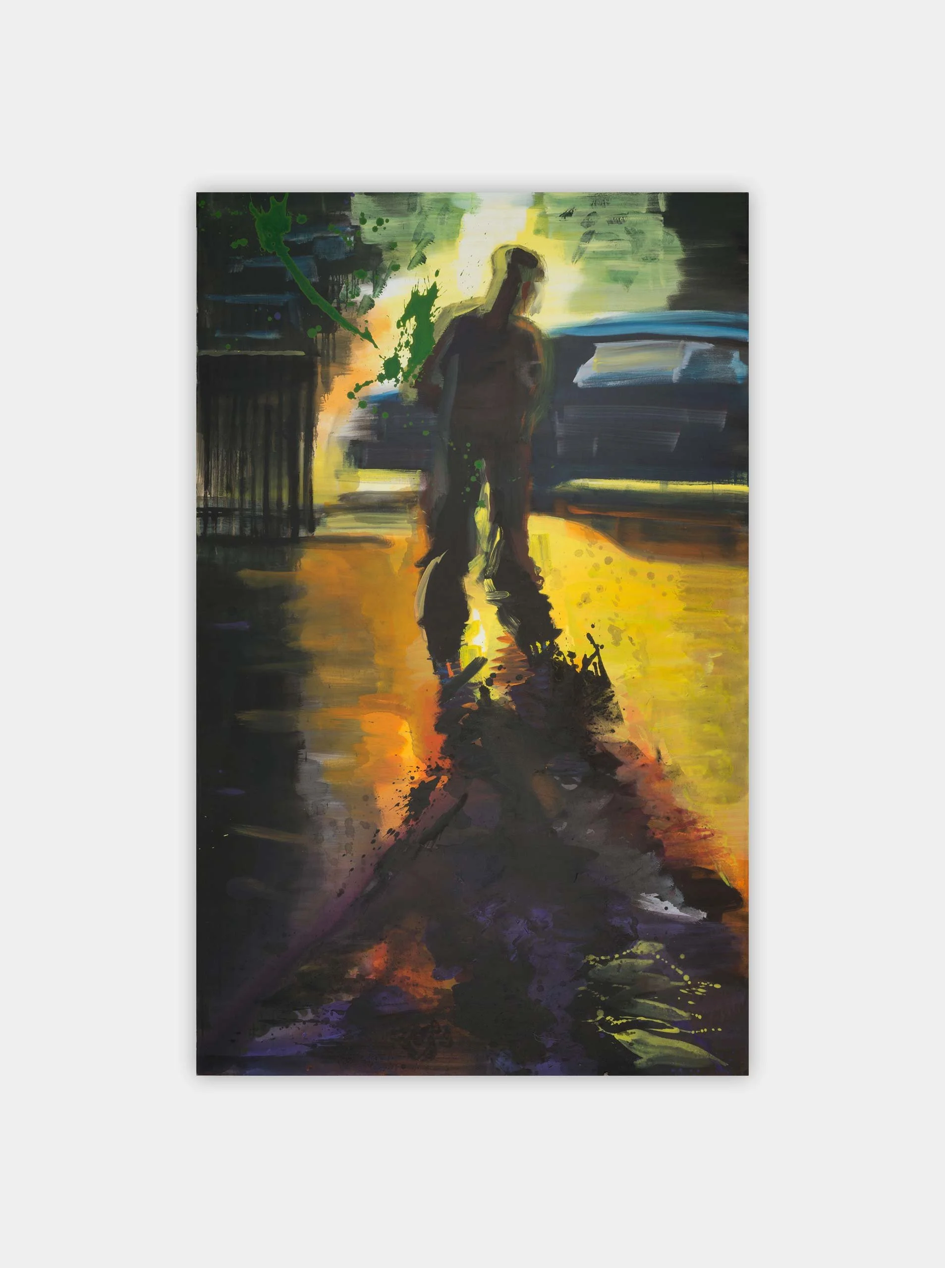 Rainer Fetting, Sunset Skater, 2018,
Acrylic on canvas,
240 x 150 cm