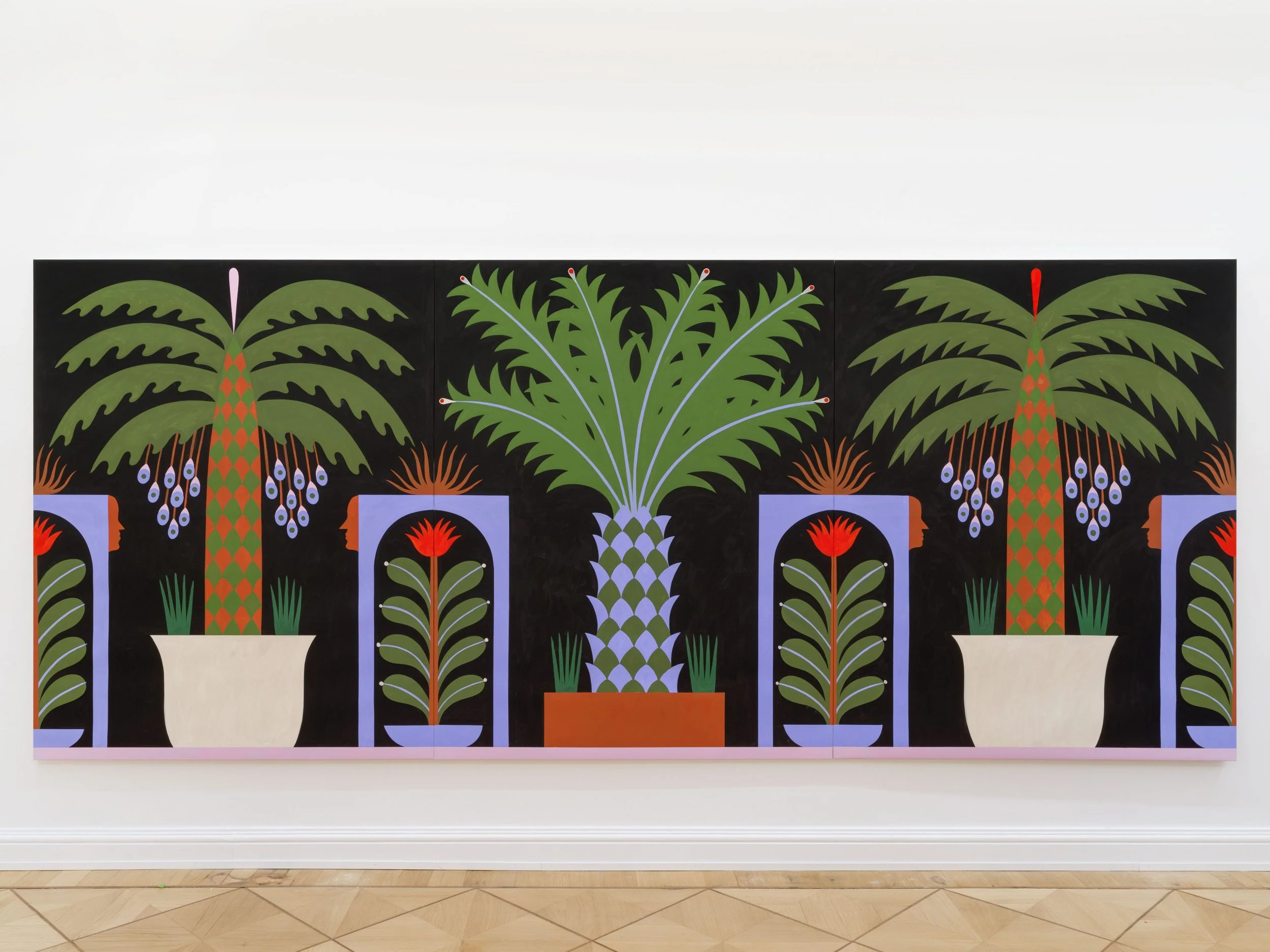 Alien Horti Picti 1-3, Installation View, Robert Grunenberg, Berlin, 2023