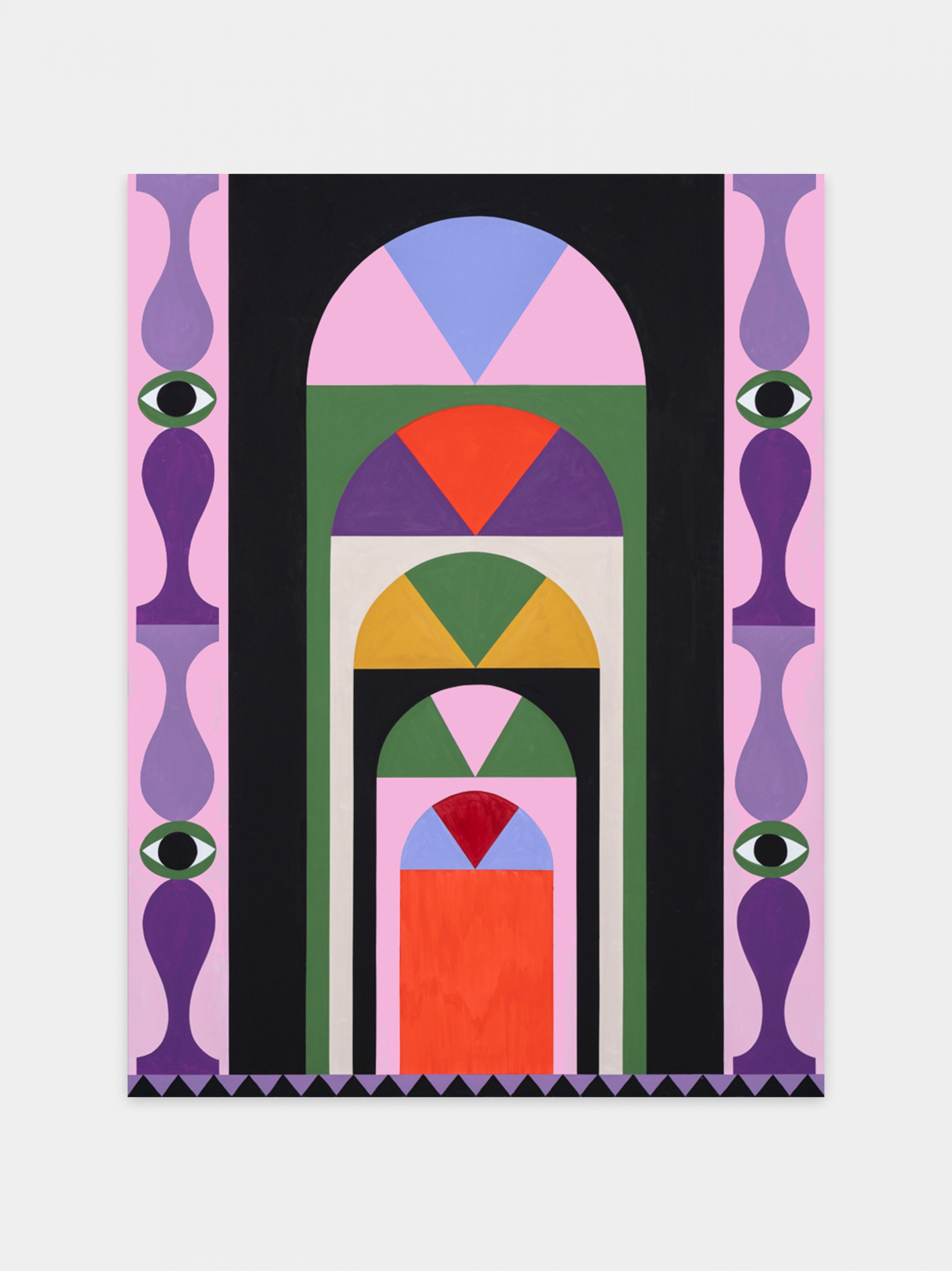 Doorway #1, 2023, Vinylic emulsion on linen, 240 x 180 cm
