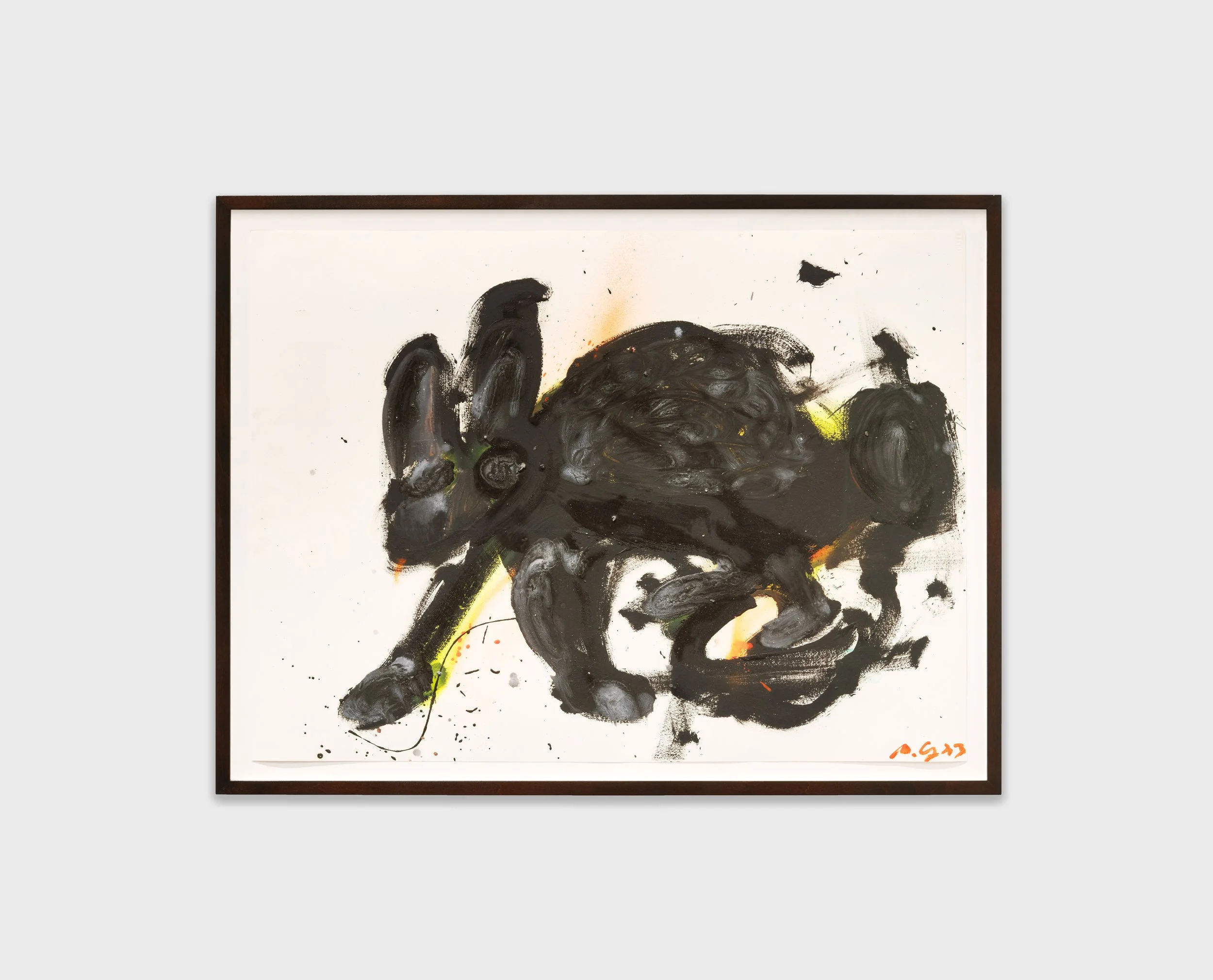 Maxim Gunga,
In the line, 2019 mixed media on canvas,
25 × 20 cm