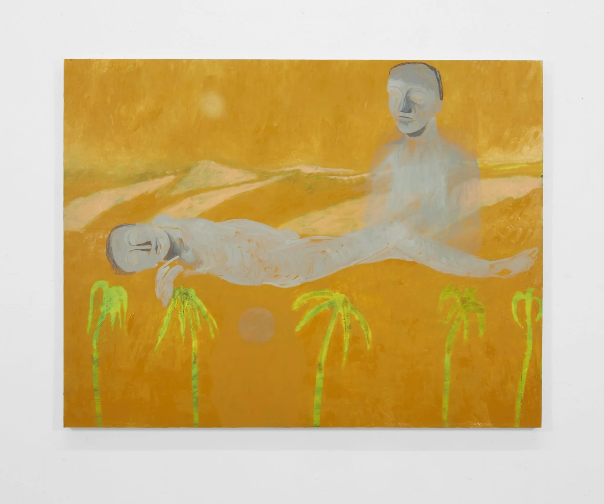 Filip Henin, Greek Match, 2022,
Acrylic and oil on wood,
100 x 130 cm