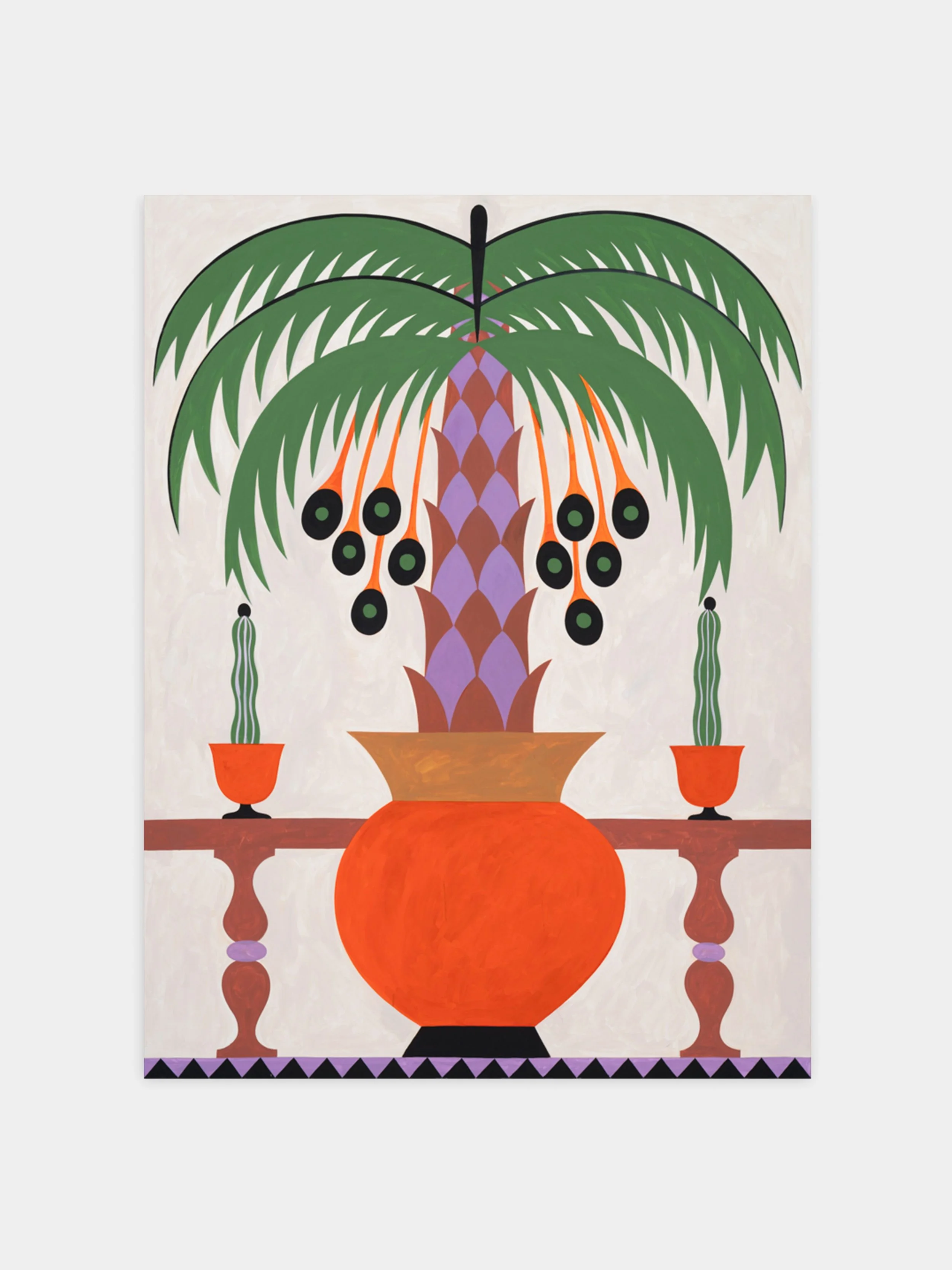 The Traveling Landscape #4, 2023, Vinylic emulsion on linen, 240 x 180 cm