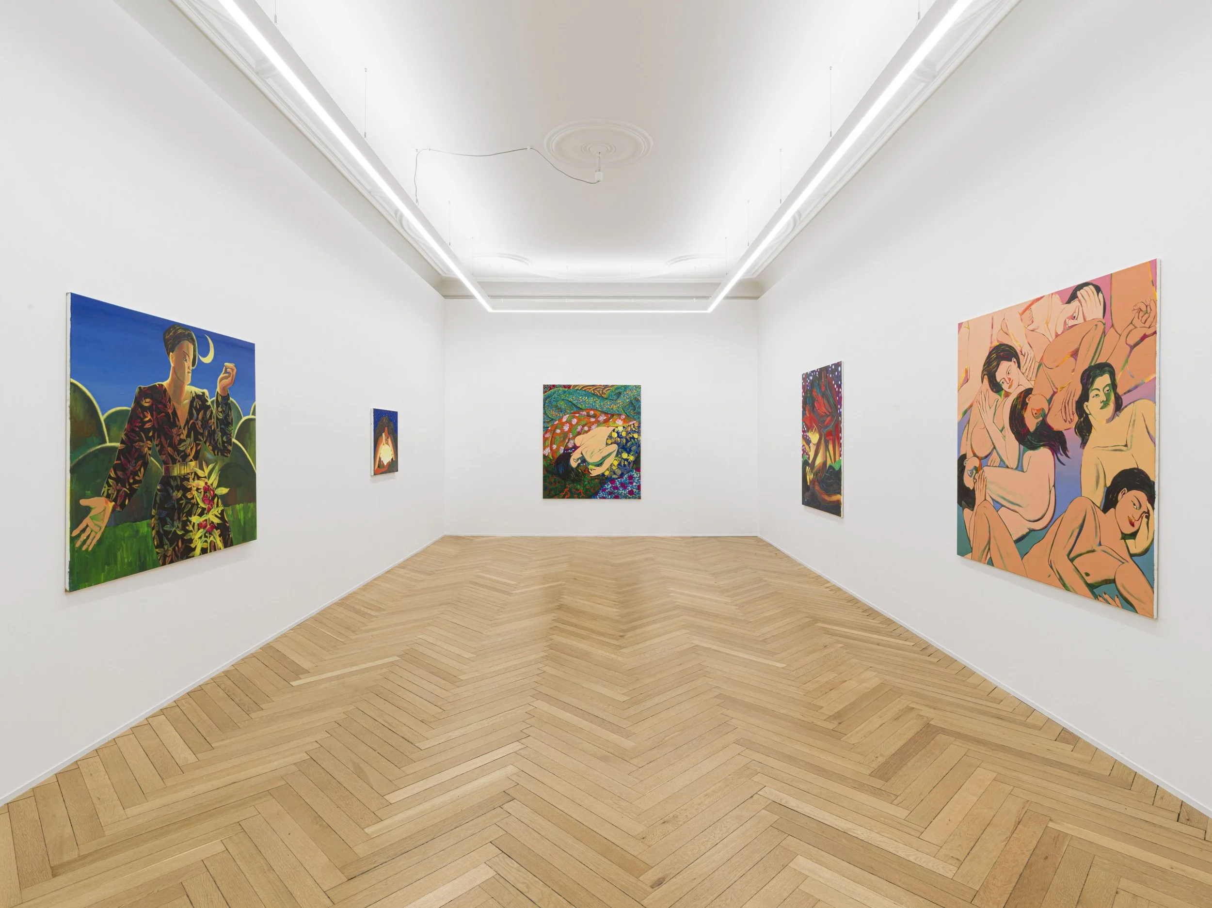 Nam Kim, Snakes Have Legs, Installation View, Robert Grunenberg, 2024