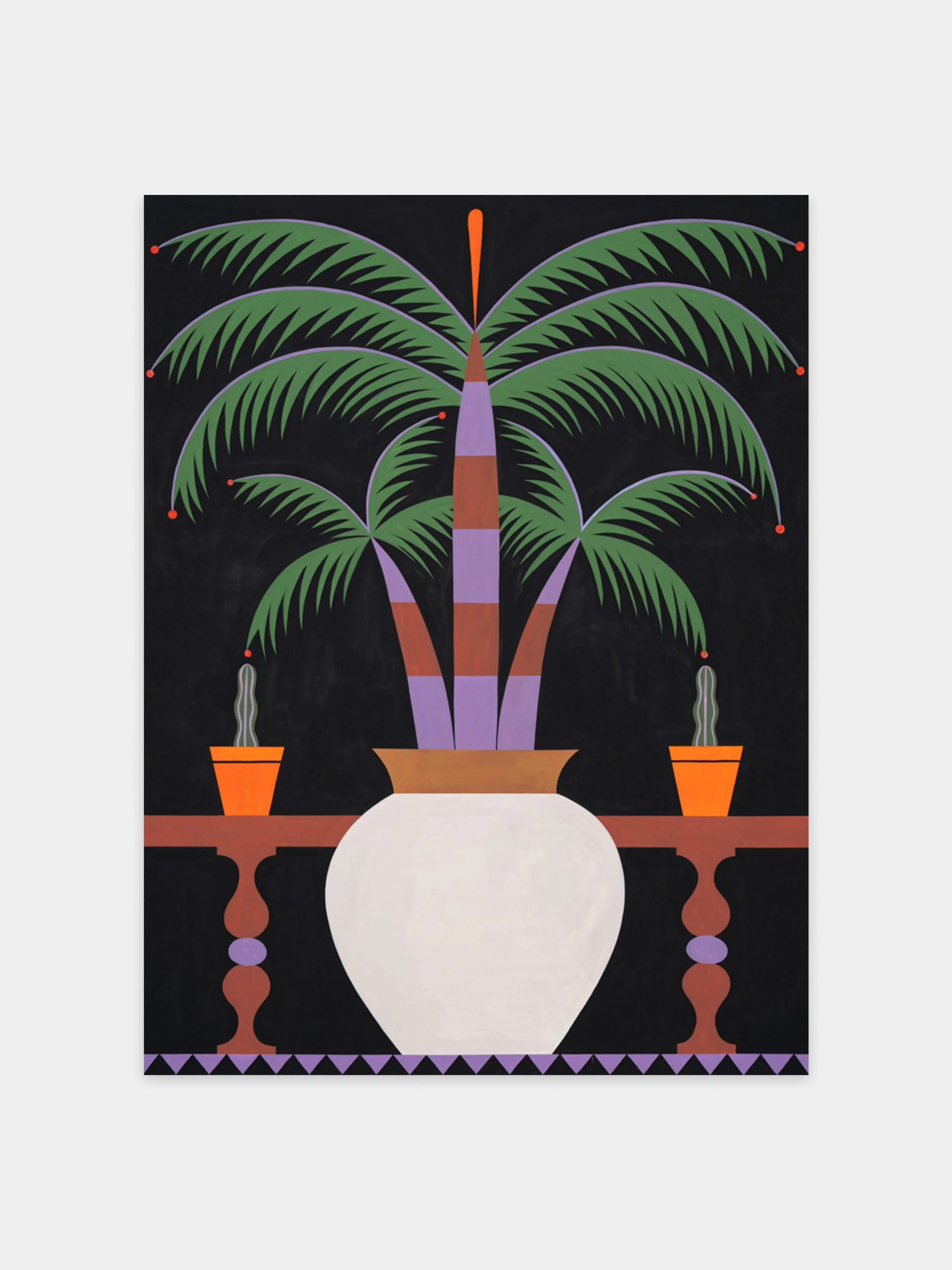 The Traveling Landscape #5, 2023, Vinylic emulsion on linen, 240 x 180 cm