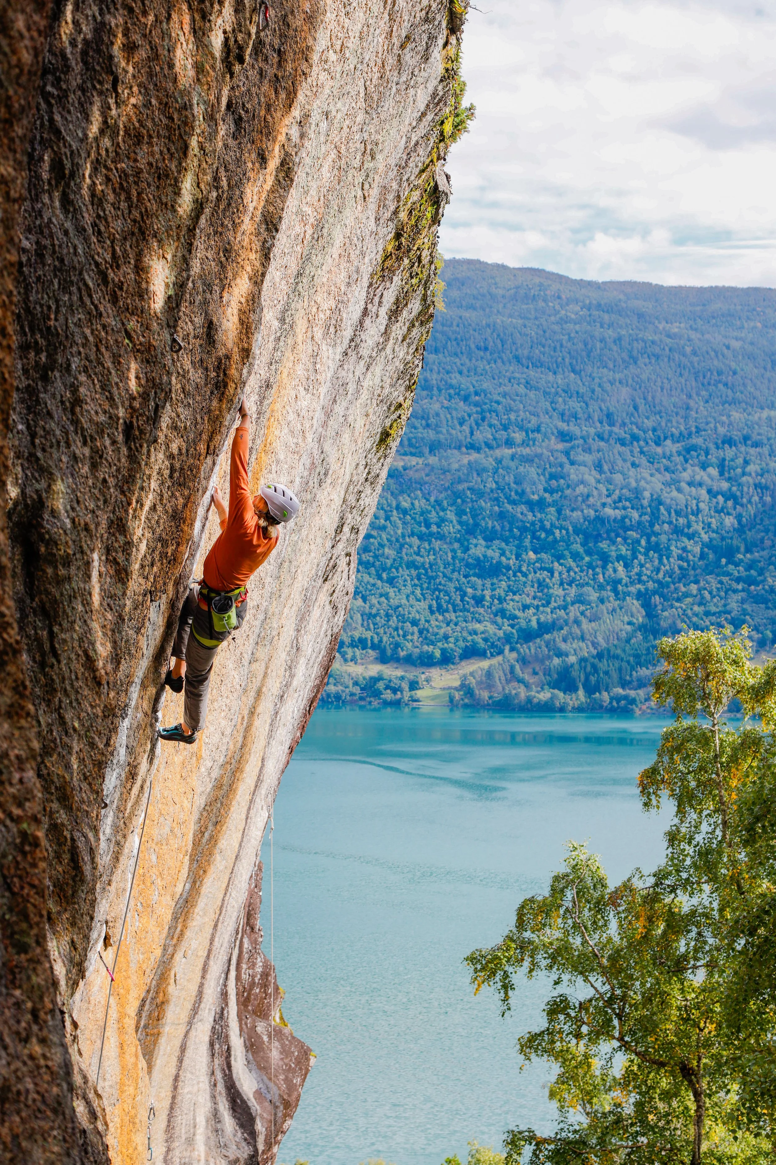 Climbing at Kvam, Sogndal