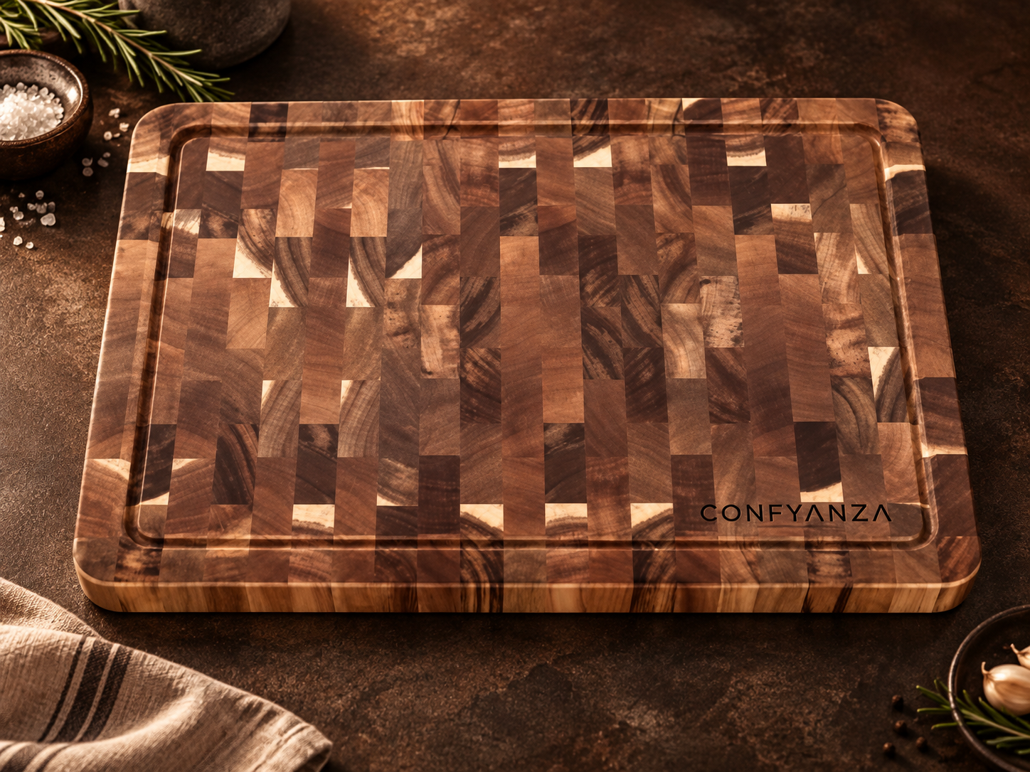 Pre- Order Confyanza Acacia Cutting Board