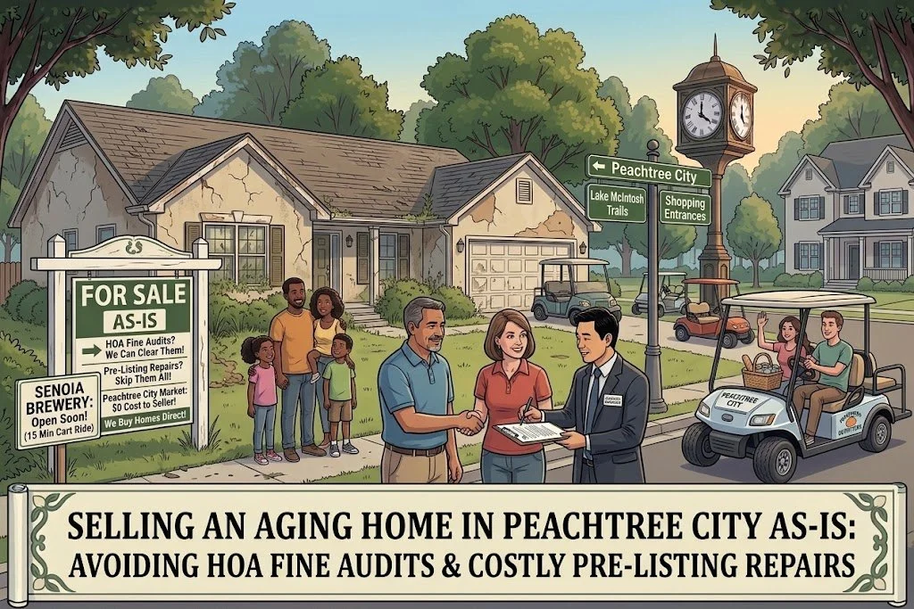 Selling an Aging Home in Peachtree City As-Is: Avoiding HOA Fine Audits &amp; Costly Pre-Listing Repairs