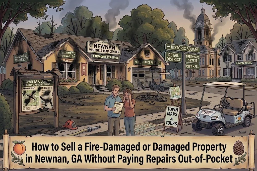 How to Sell a Fire-Damaged or Damaged Property in Newnan, GA Without Paying Repairs Out-of-Pocket