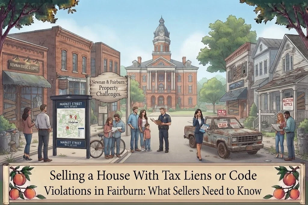 Selling a House With Tax Liens or Code Violations in Newnan &amp; Fairburn: What Sellers Need to Know