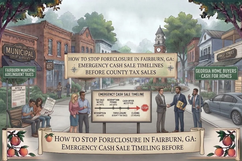 How to Stop Foreclosure in Fairburn, GA: Emergency Cash Sale Timelines Before County Tax Sales