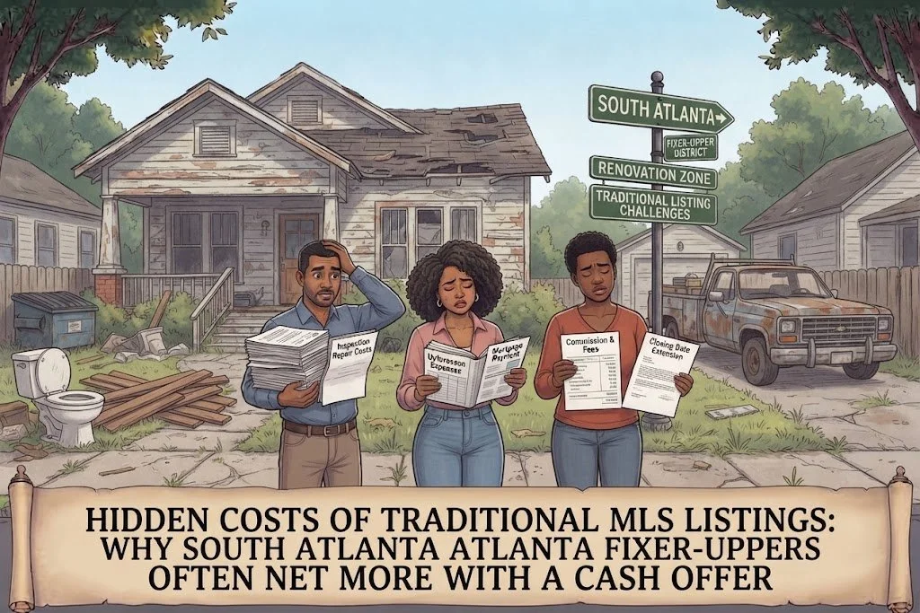 Hidden Costs of Traditional MLS Listings: Why South Atlanta Fixer-Uppers Often Net More With a Cash Offer