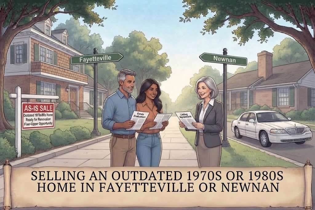 Selling an Outdated 1970s or 1980s Home in Fayetteville or Newnan