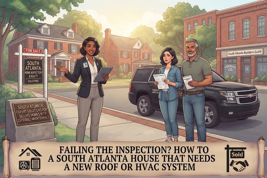 Failing the Inspection? How to Sell a South Atlanta House That Needs a New Roof or HVAC System