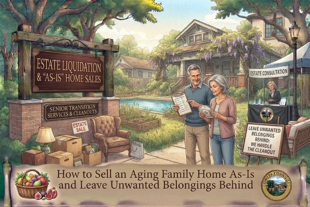 How to Sell an Aging Family Home As-Is and Leave Unwanted Belongings Behind