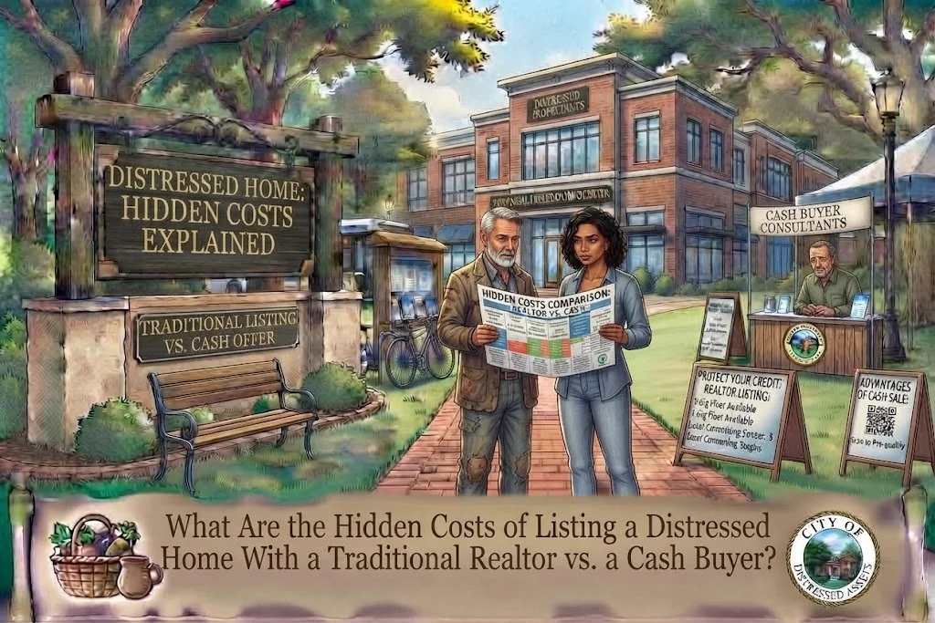 What Are the Hidden Costs of Listing a Distressed Home With a Traditional Realtor vs. a Cash Buyer?