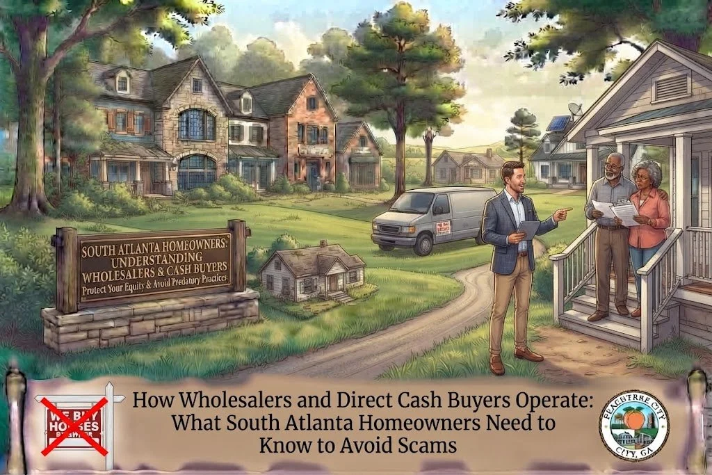 How Wholesalers and Direct Cash Buyers Operate: What South Atlanta Homeowners Need to Know to Avoid Scams
