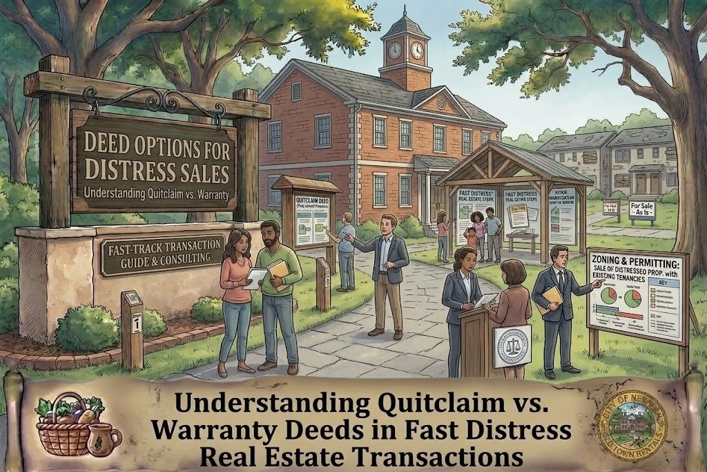 Understanding Quitclaim vs. Warranty Deeds in Fast Distress Real Estate Transactions
