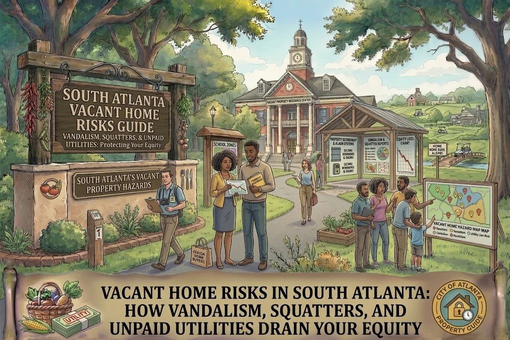 Vacant Home Risks in South Atlanta: How Vandalism, Squatters, and Unpaid Utilities Drain Your Equity