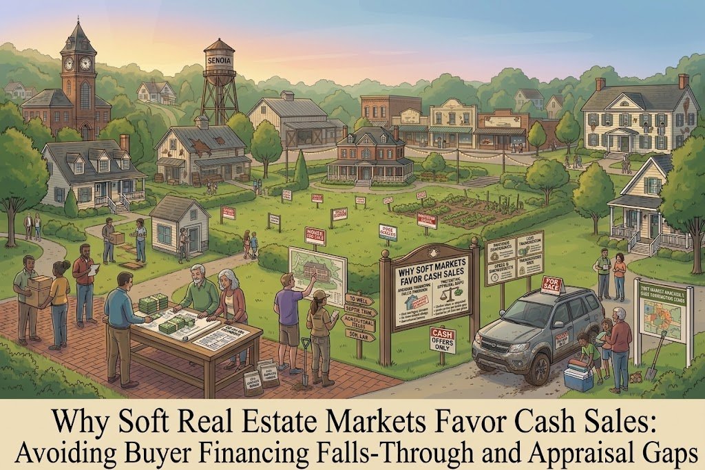 Why Soft Real Estate Markets Favor Cash Sales: Avoiding Buyer Financing Falls-Through and Appraisal Gaps