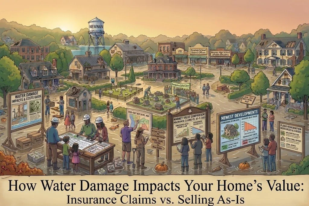 How Water Damage Impacts Your Home’s Value: Insurance Claims vs. Selling As-Is
