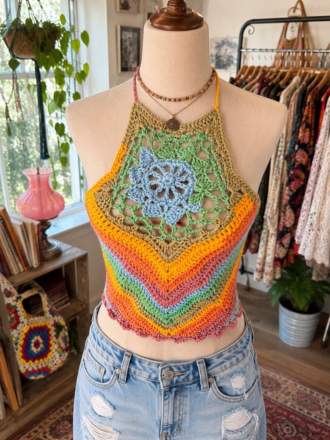 The Summer Soul Crochet Halter Top