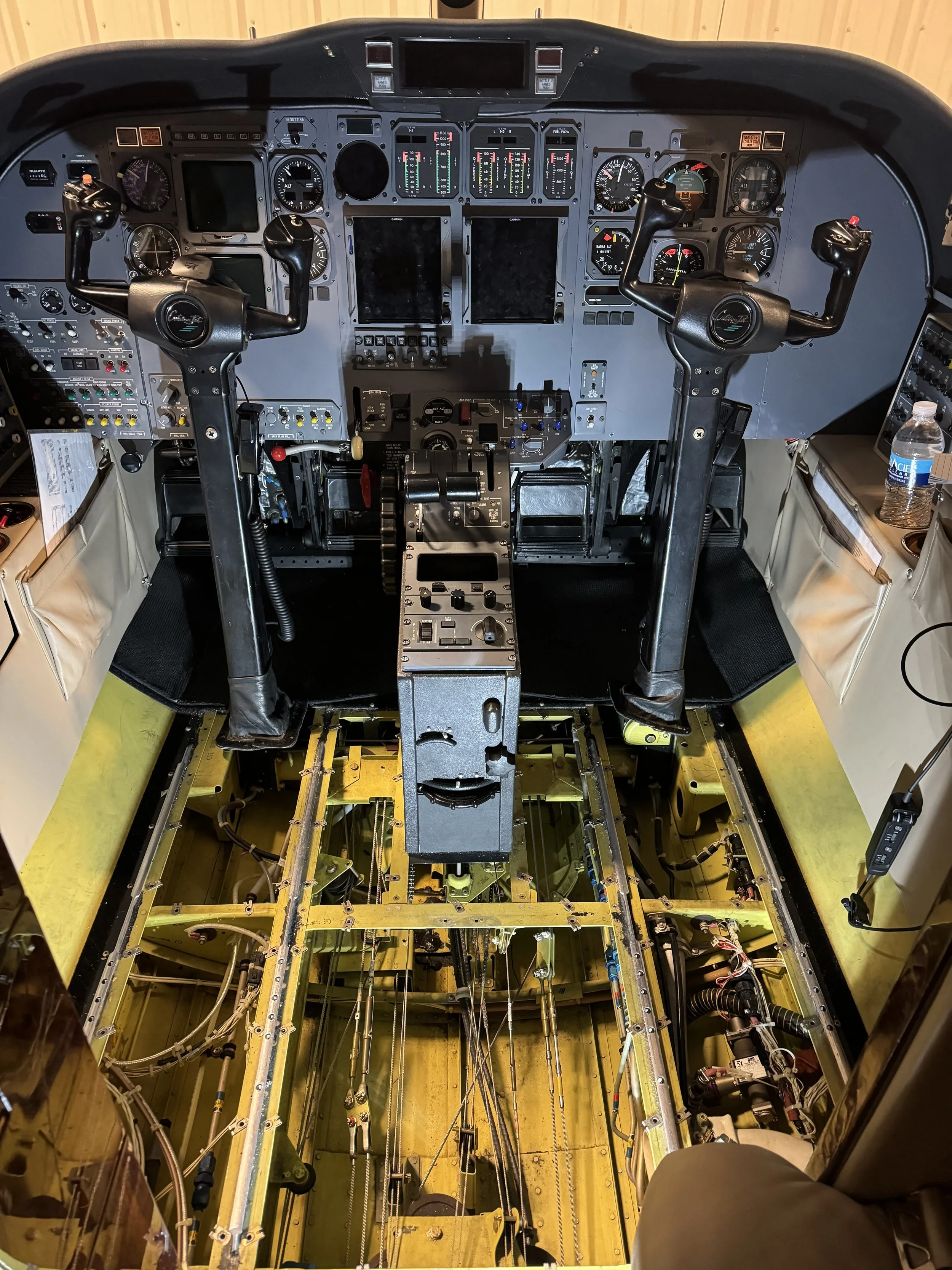 Citation 525 in for inspection and maintenance.