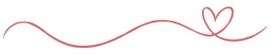 L'image montre une décoration avec une ligne rouge, un cœur stylisé, et une bannière avec un motif de corde nouée.