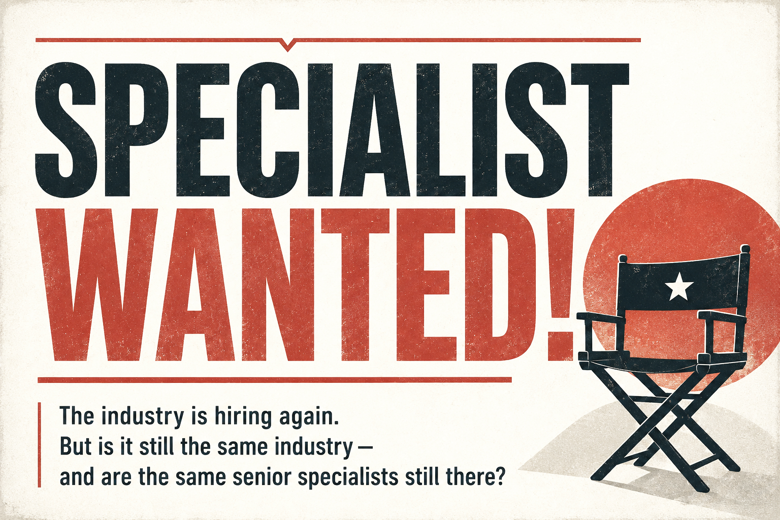 SPECIALIST WANTED!