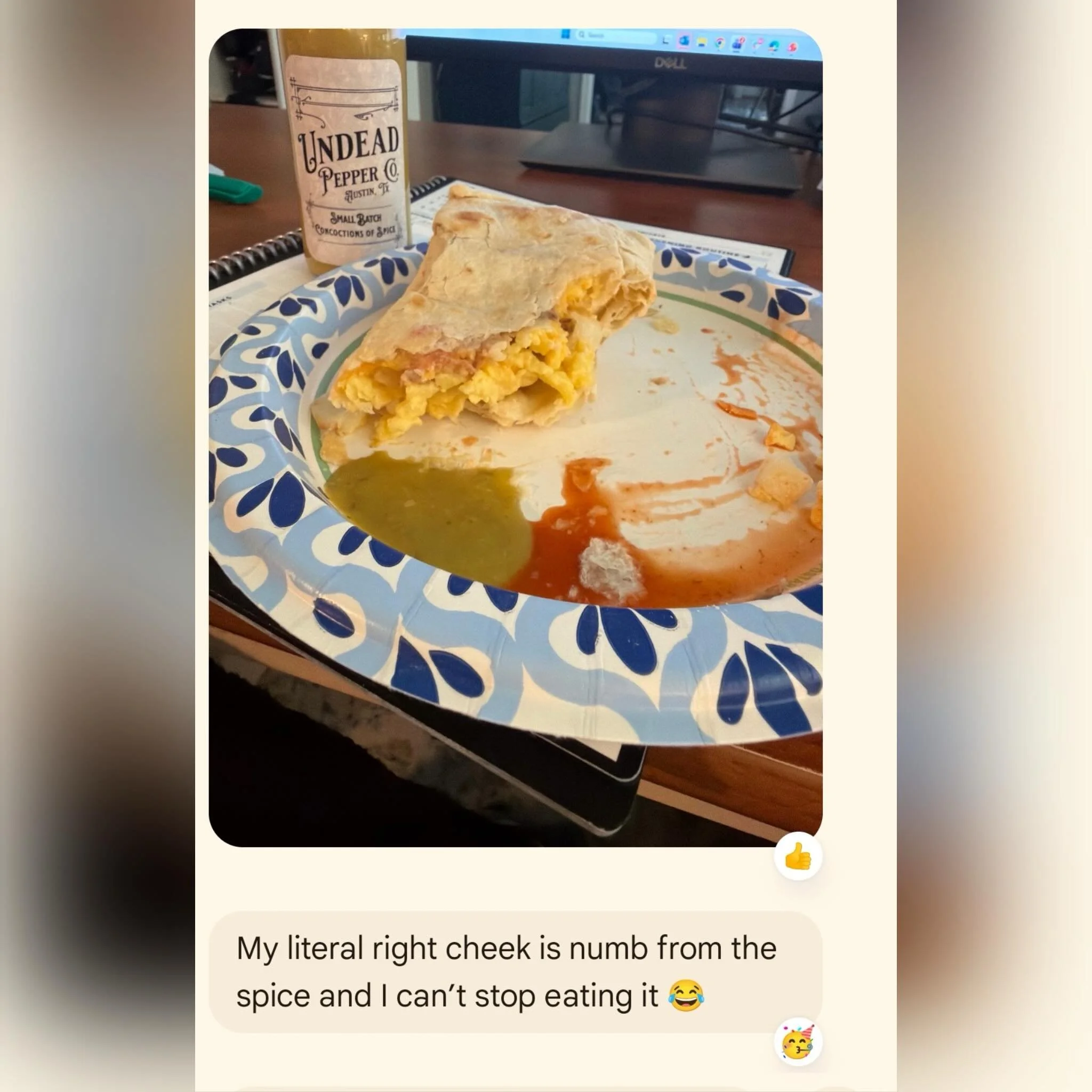 Sometimes our satisfied customers are also in pain.