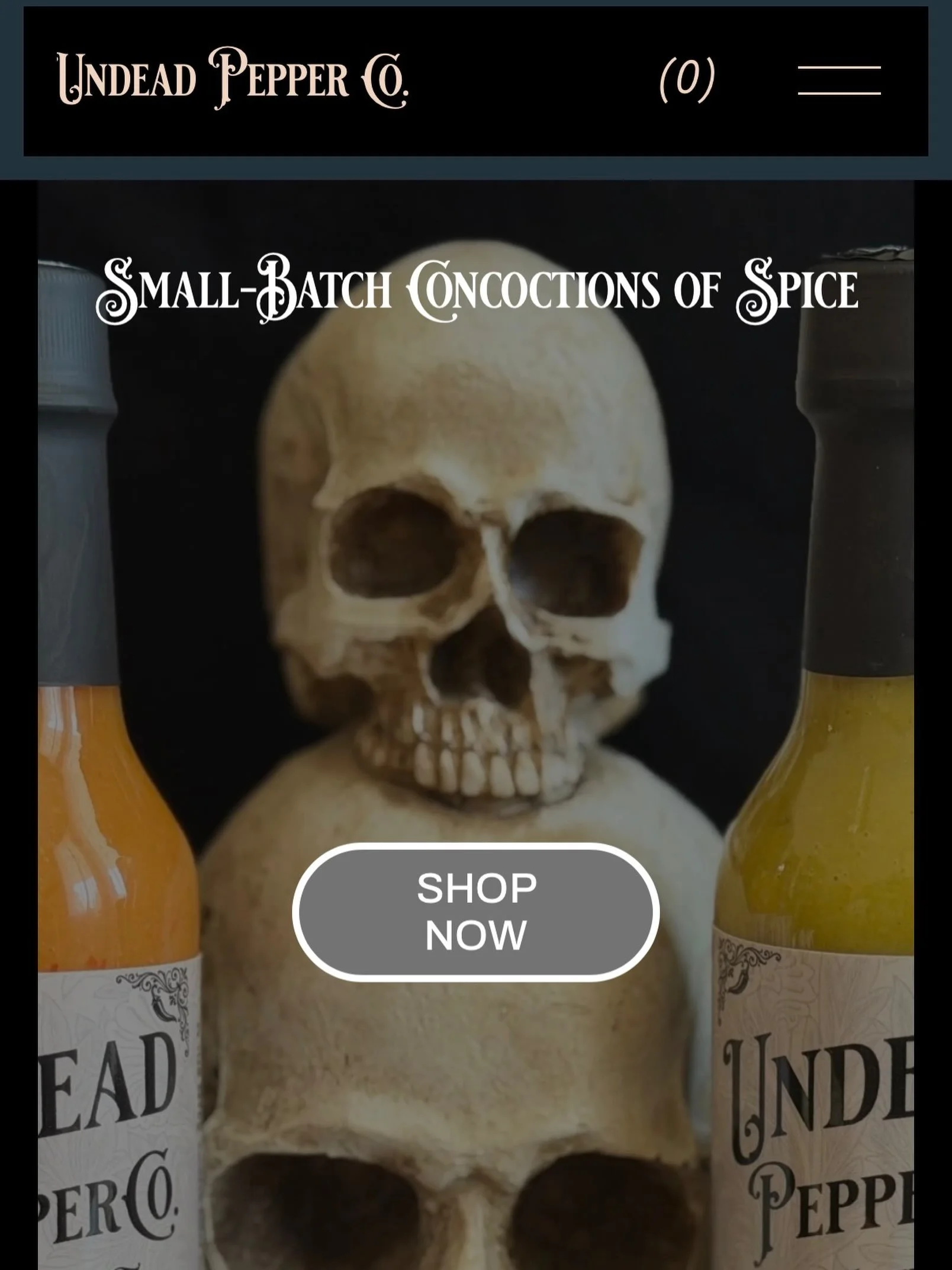 Our new website is now live! For the first time ever you are now able to buy Undead Pepper Co. hot sauce online! We are so very excited to be able to sell and ship nationwide! Go check out the link in our bio! Let&rsquo;s get sauced!