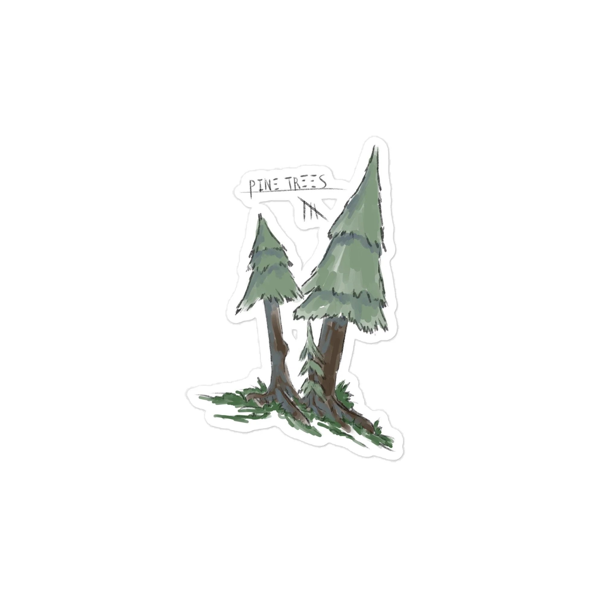 Pine Trees Sticker